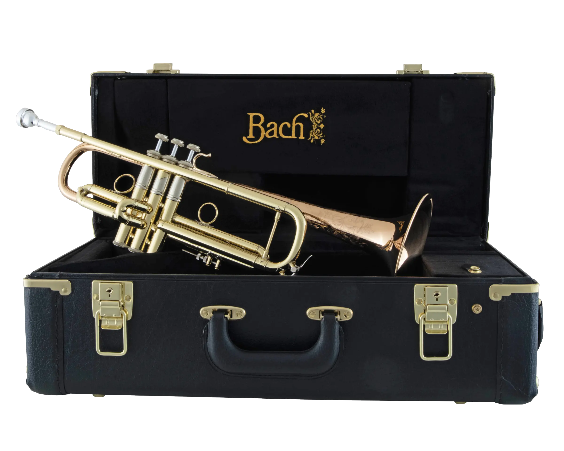 LR19043B Bach LacquerFinish Trumpet Ic Fr Hz Fs - zoomed in