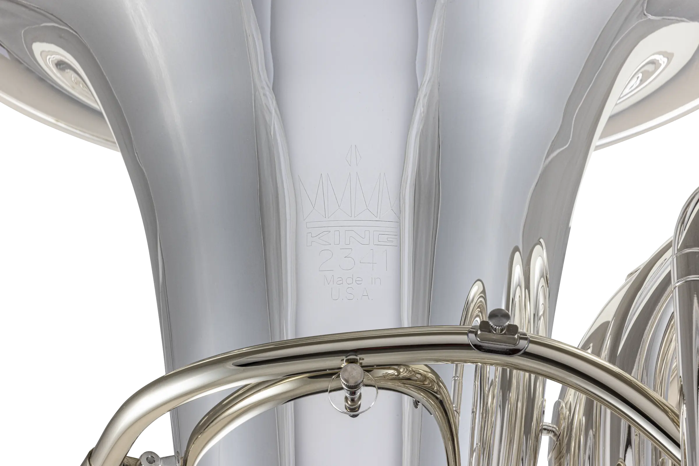 2341WSP King Professsional Tuba - zoomed in