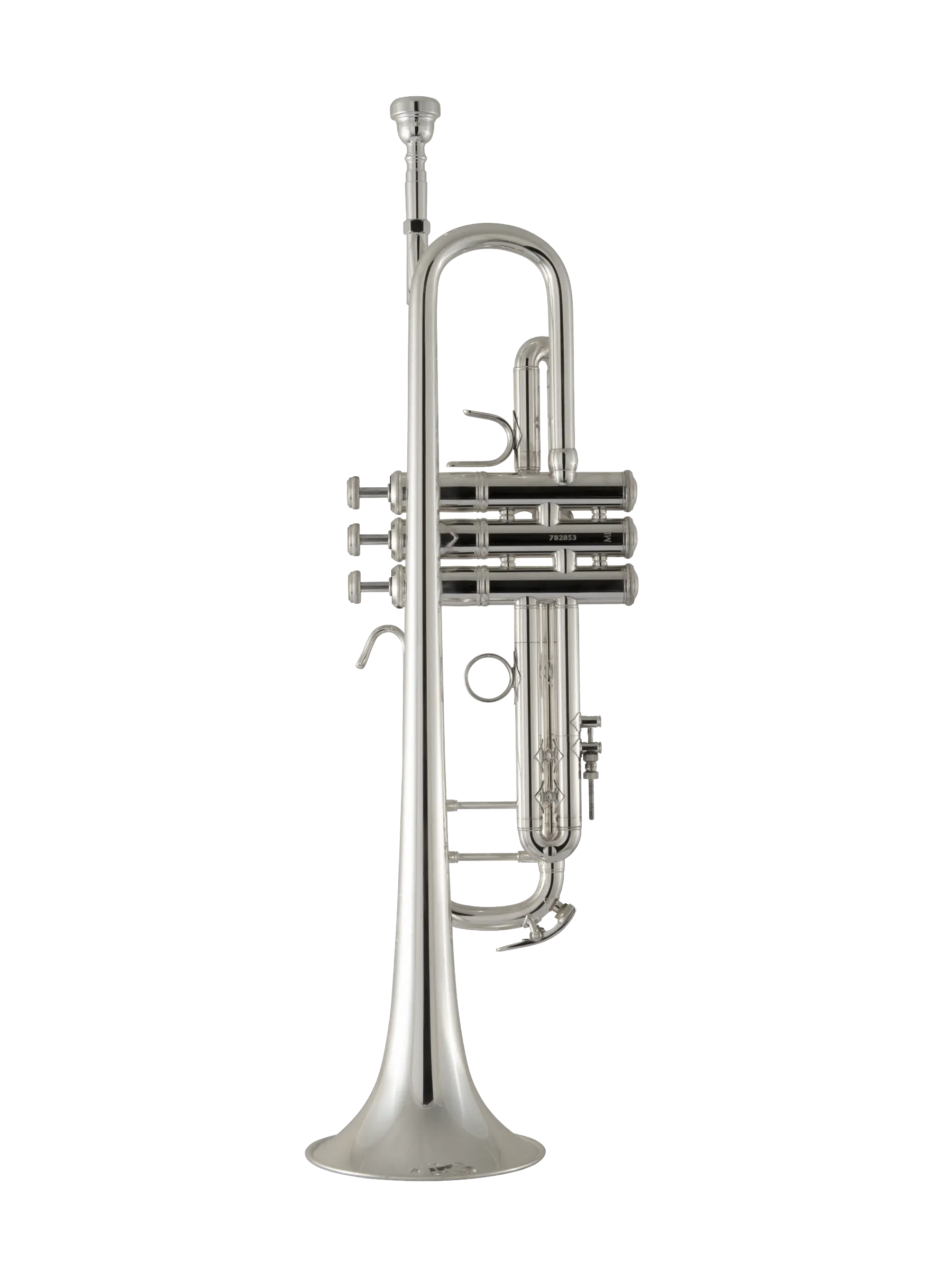 180S37 Bach Silver Professional Trumpet In Bk Vr Fs - zoomed in