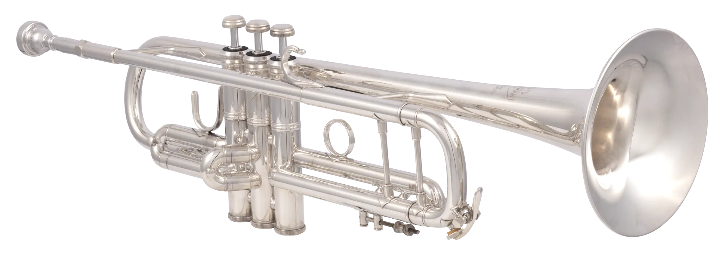 190S43 Bach Professional Trumpet - zoomed in
