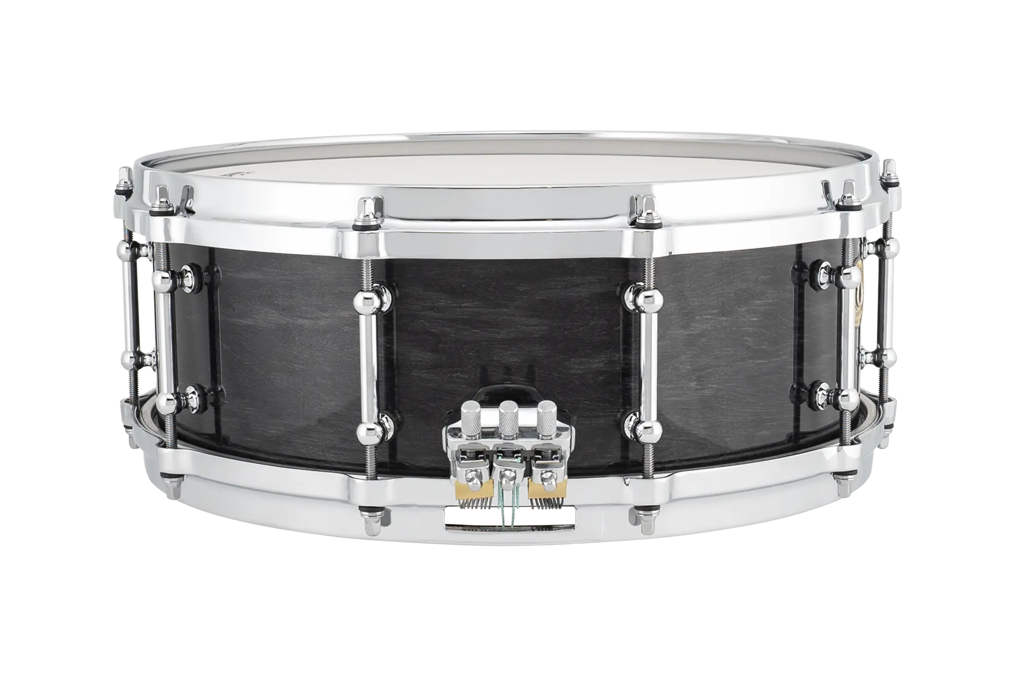 LCS514TD0Y Ludwig Concert Charcol grey 5x14 Snare drum B - zoomed in