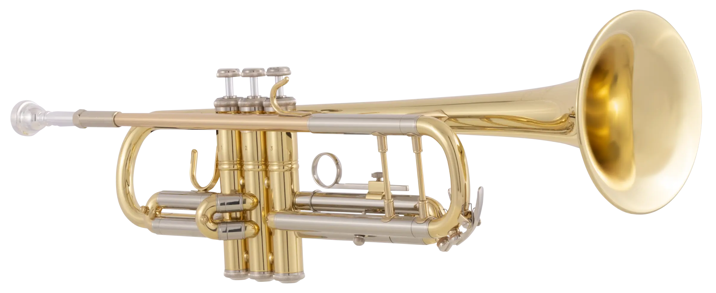 BTR302 Bach Bb Trumpet - zoomed in