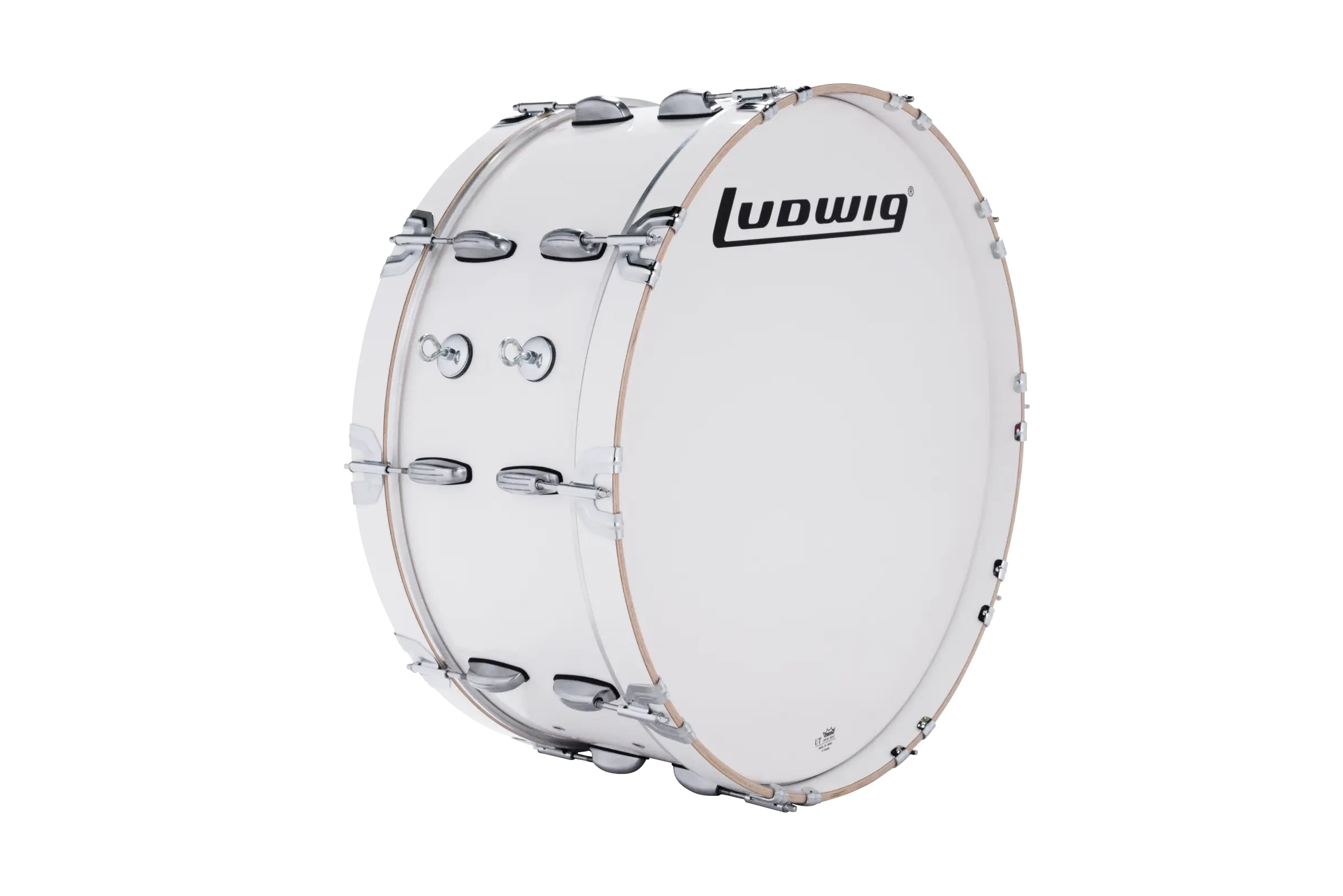 LU2SB26ACW Ludwig 10X26 ULT2 SCOTCH BASS WHITE - zoomed in