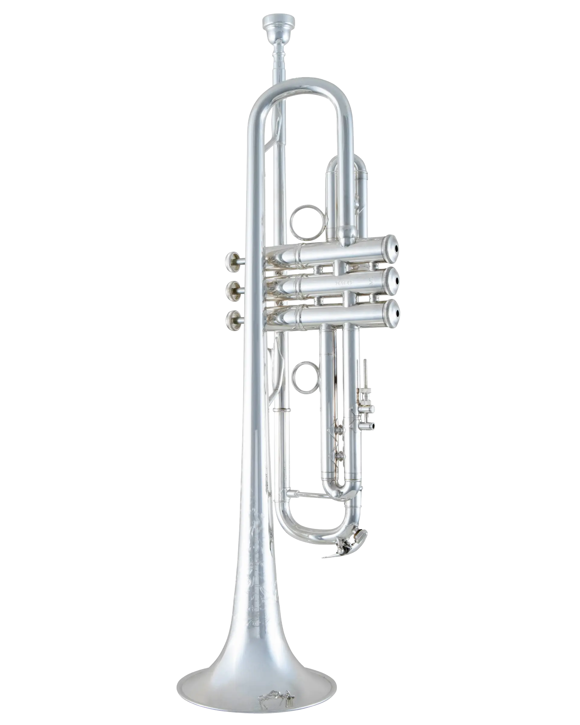 LR190S43B Bach SilverFinish Trumpet In Bk Fs - zoomed in