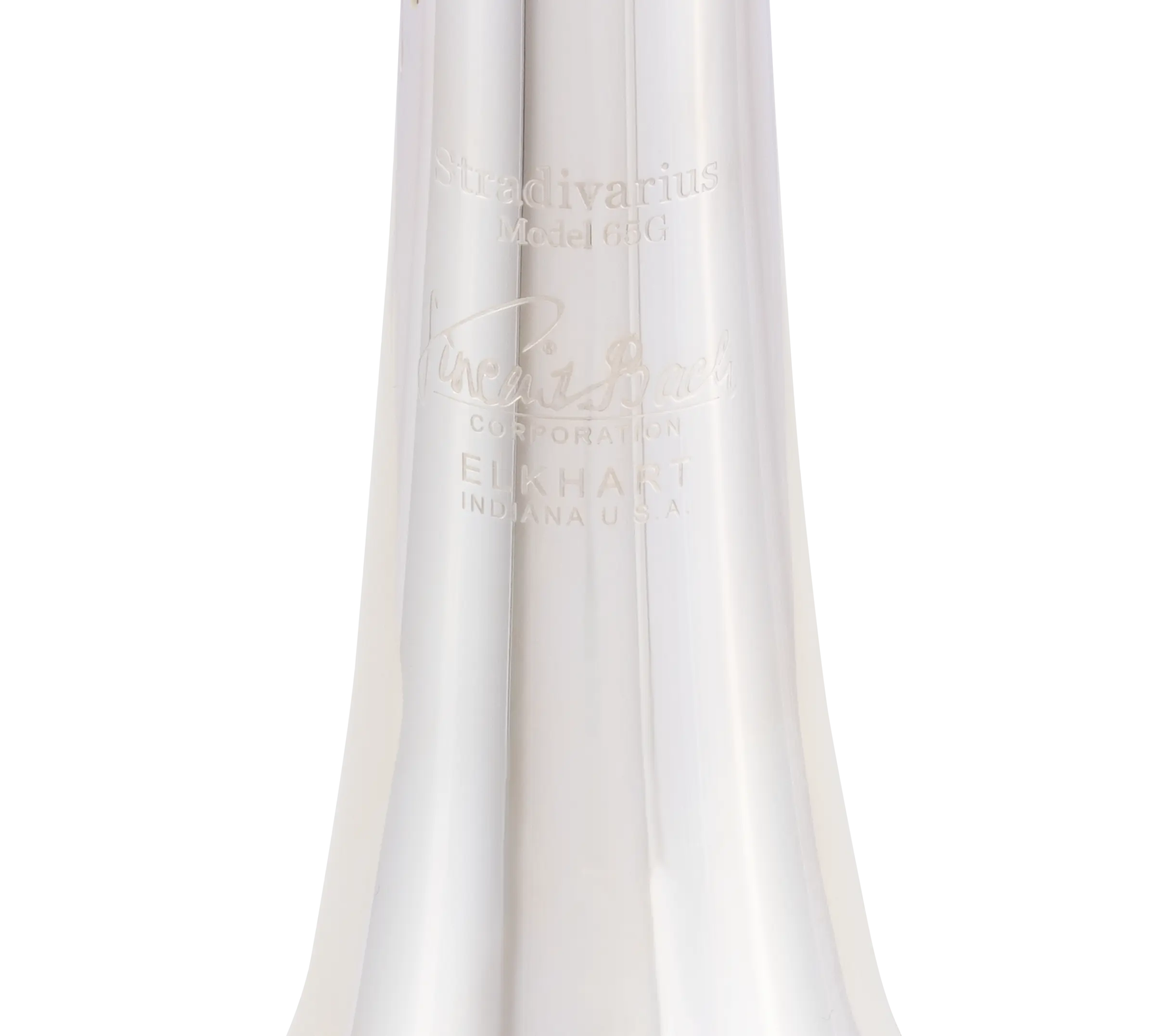 190SL65GV Bach Professional Trumpet - zoomed in