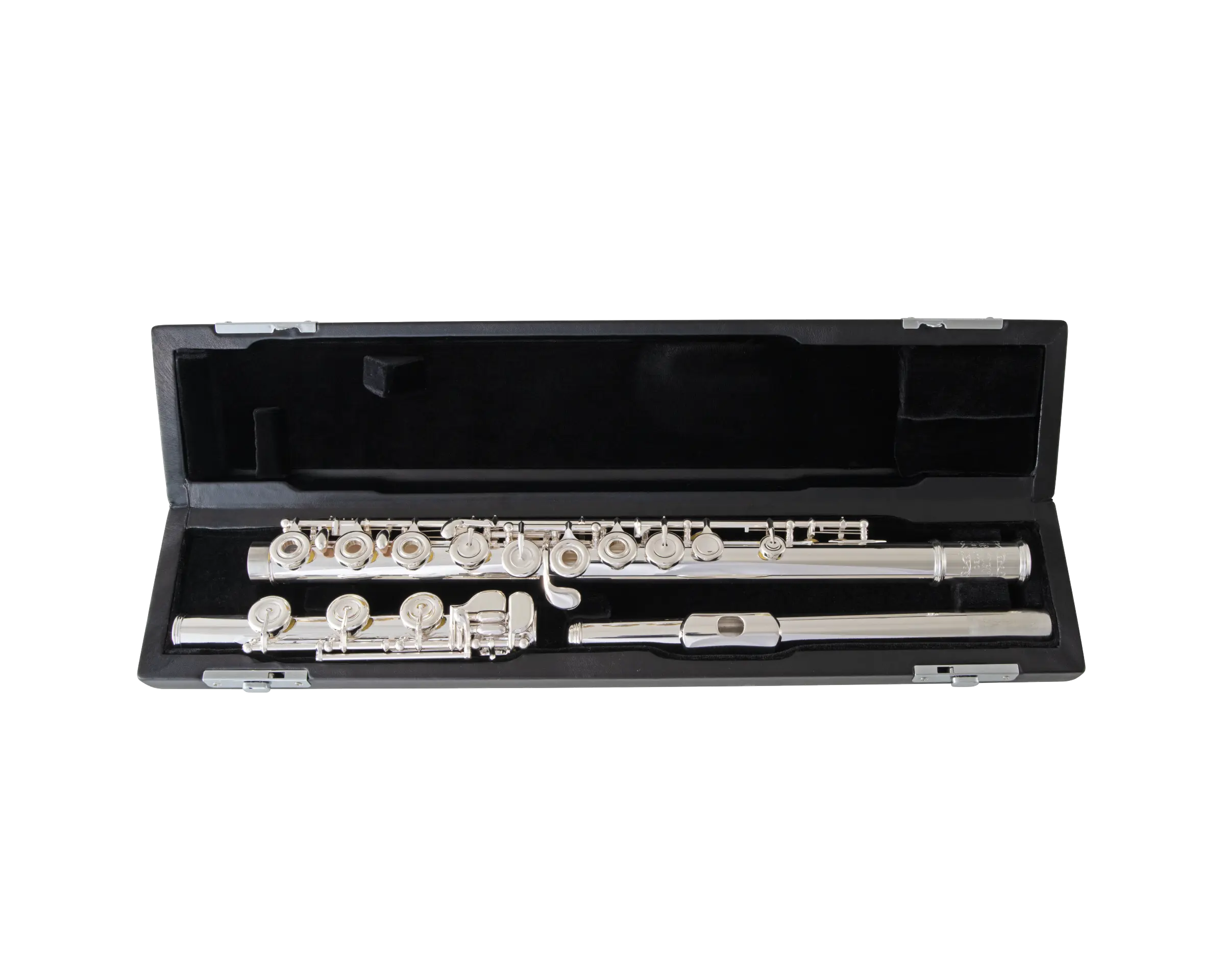 SFL511BO Selmer Intermediate Flute E - zoomed in