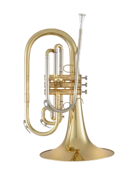 King Ultimate Marching French Horn Outfit with 2 Mouthpieces KMH611