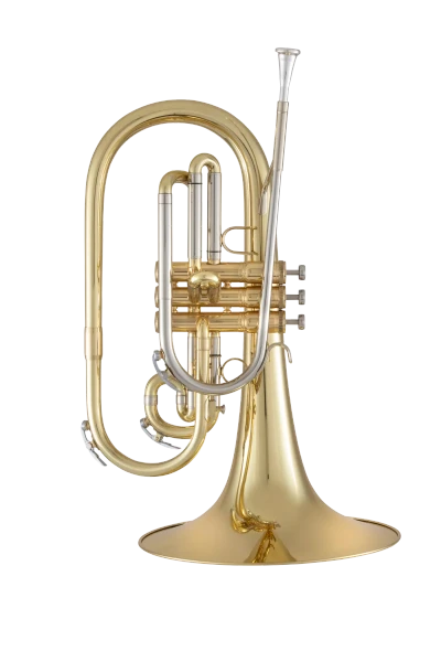 King Ultimate Marching French Horn Outfit with 2 Mouthpieces KMH611