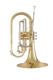 King Ultimate Marching French Horn Outfit with 2 Mouthpieces KMH611
