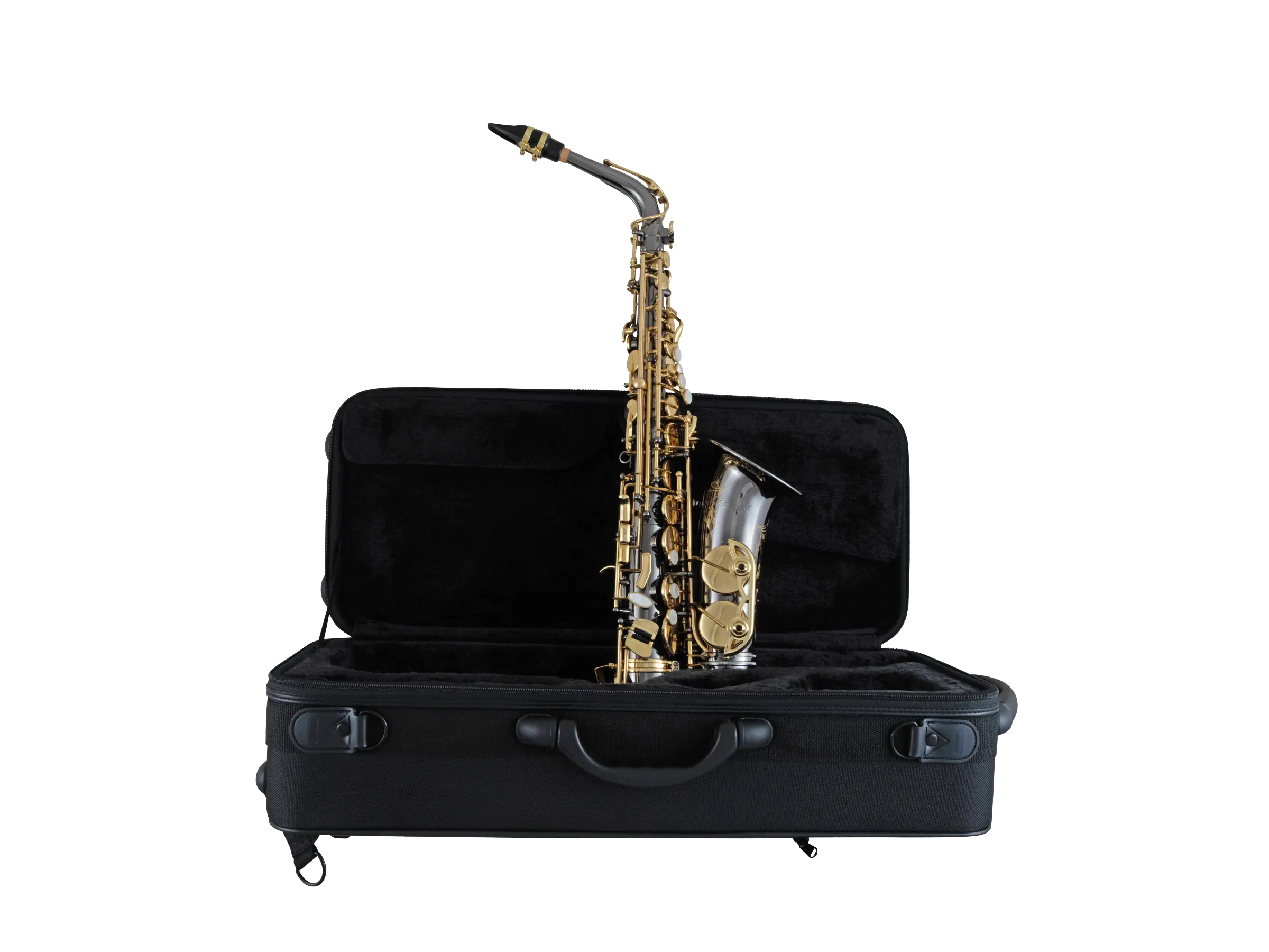 SAS511B Selmer Black Finish Alto Saxophone Ic Fr Hz - zoomed in