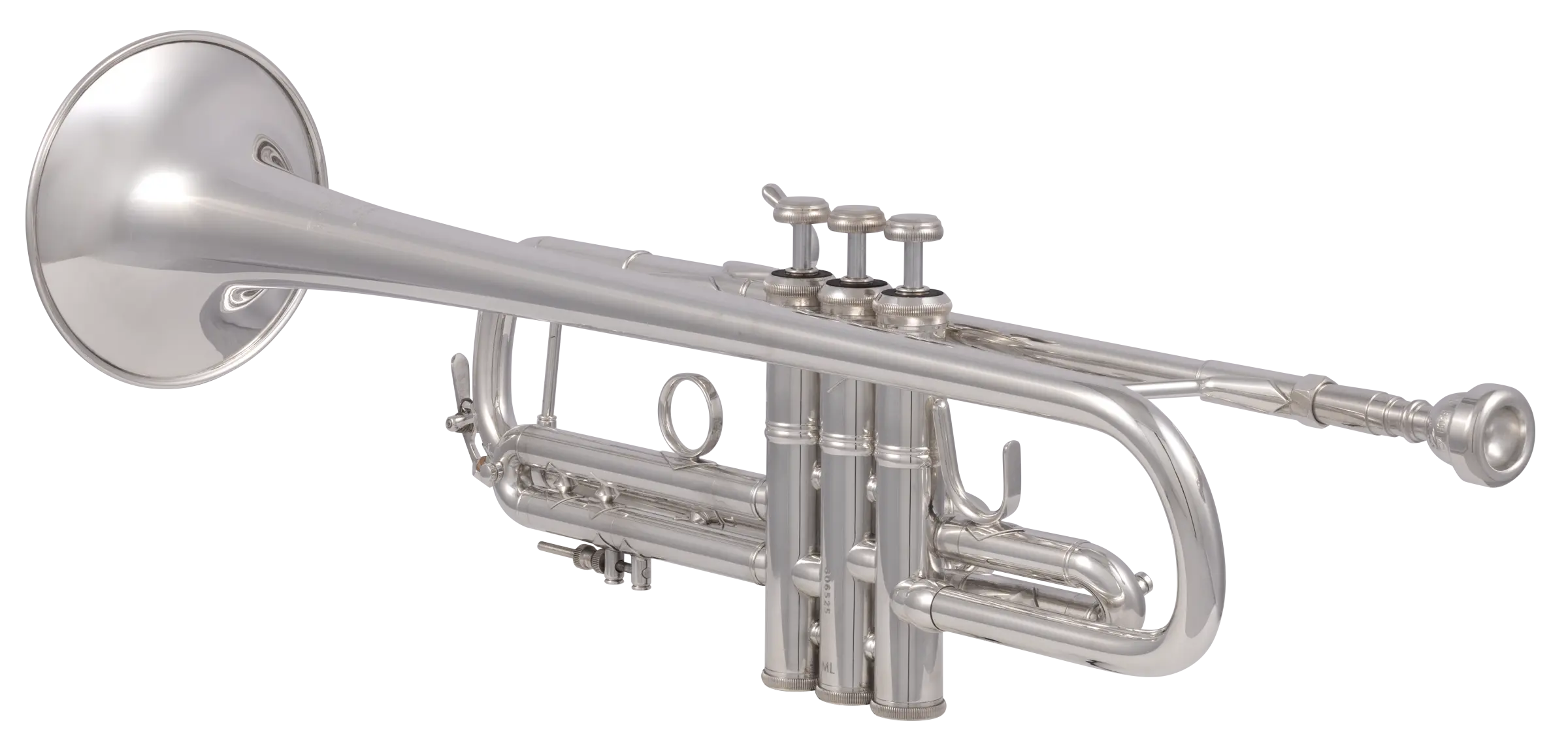 180S43R Bach Professional Trumpet - zoomed in