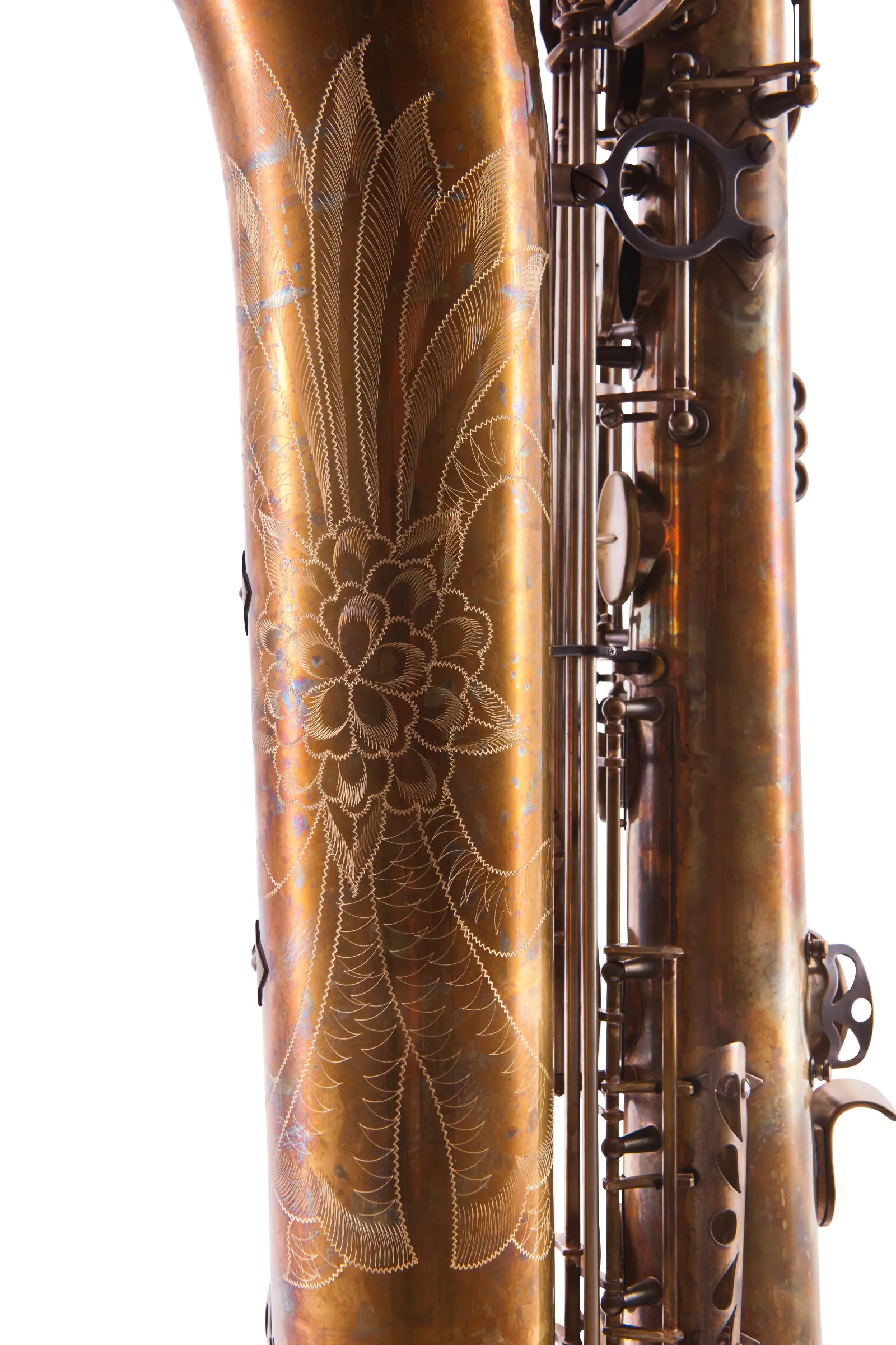 LBS711AB Leblanc Bari Saxophone - zoomed in