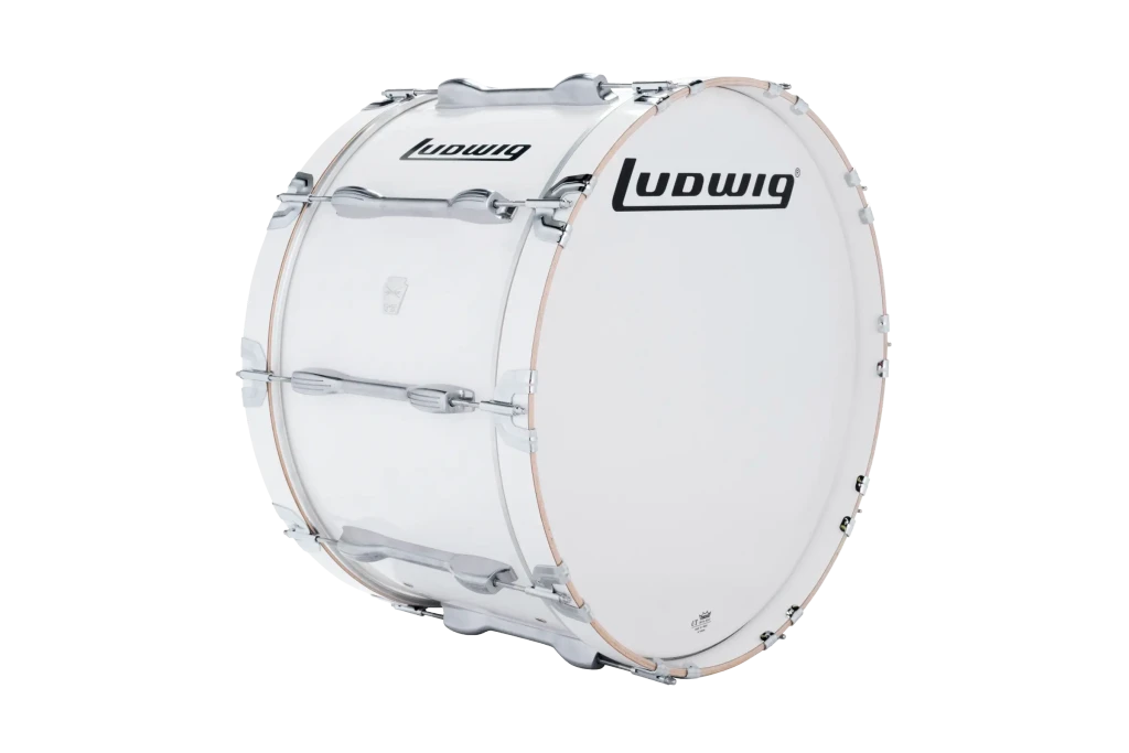 LU2MB24ACW Ludwig 14X24 ULT2 BASS DRUM WHITE