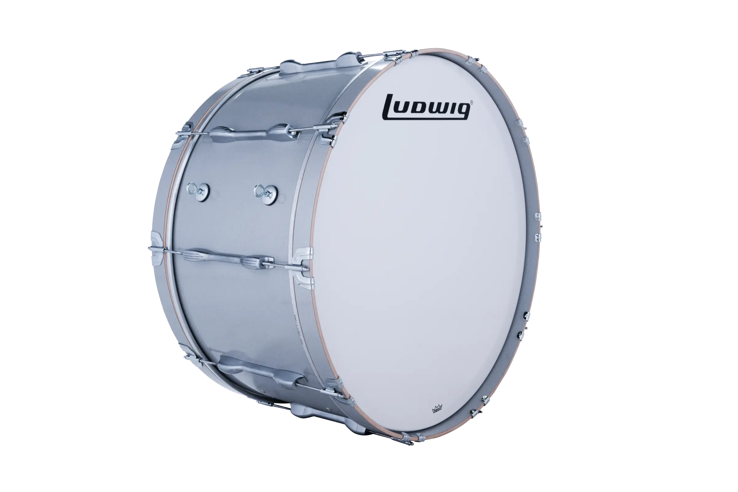 LU2MB32ACG Ludwig 16X32 ULT2 BASS DRUM GREY - zoomed in