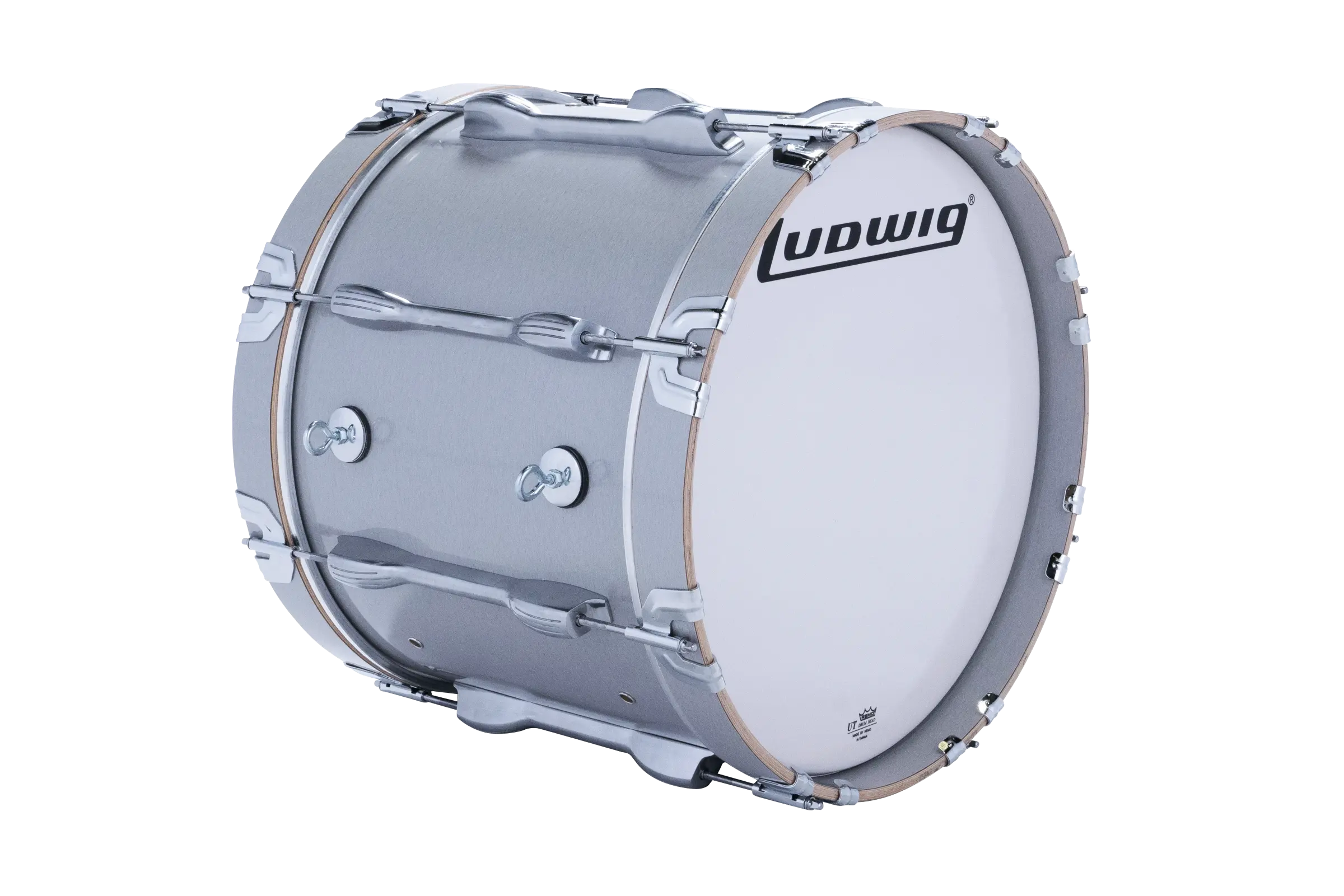 LU2MB18ACG Ludwig 14X18 ULT2 BASS DRUM GRAY - zoomed in