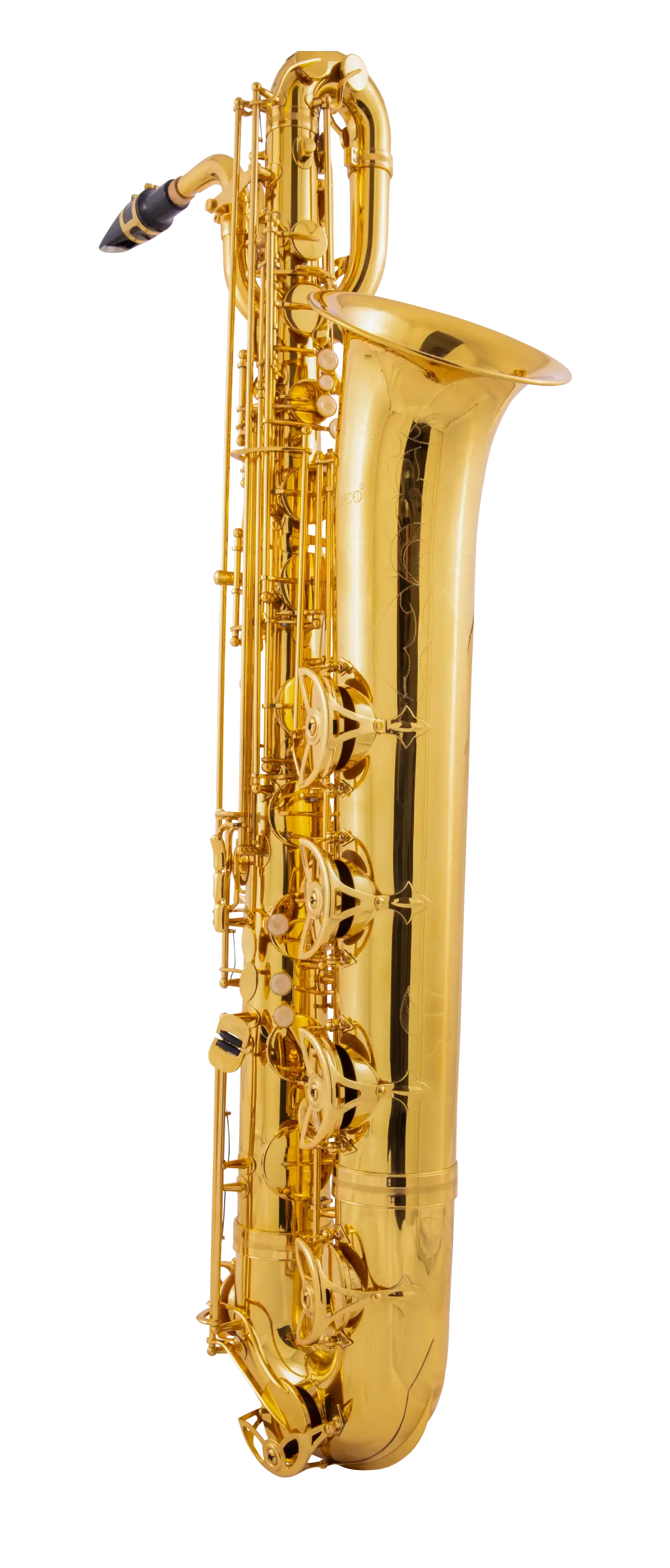 LBS211 Leblanc Student Baritone Saxophone - zoomed in