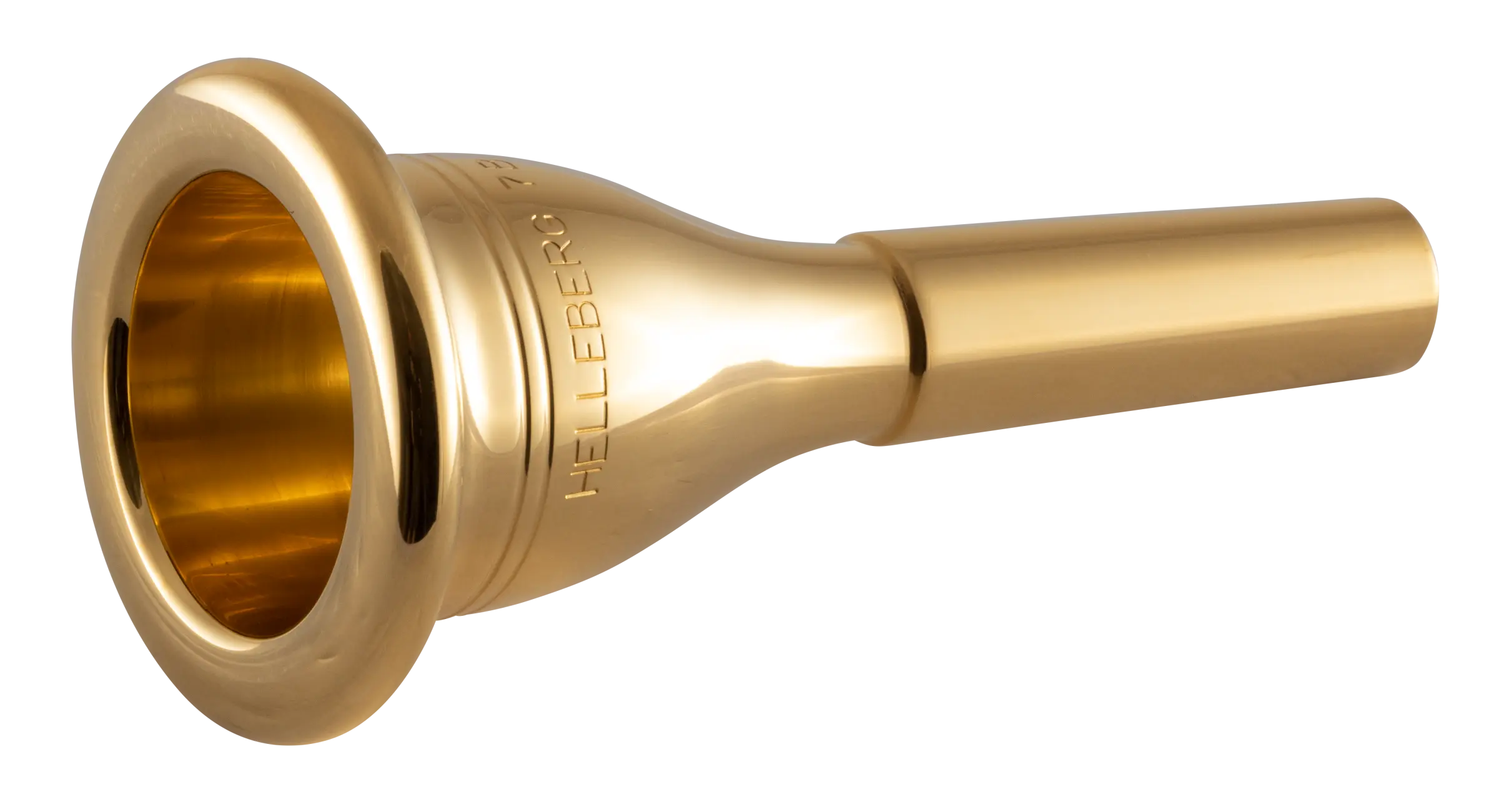 1207BGP Helleberg Accessory Gold Tuba Mouthpiece Ac Sd Hz Fs - zoomed in