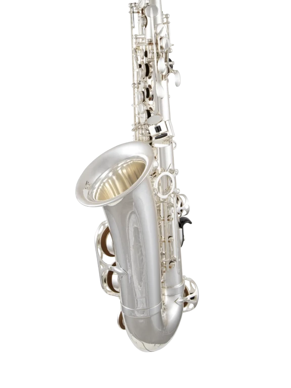 52JS Selmer Paris Silver Plate Alto Saxophone In Sd Vr Ls