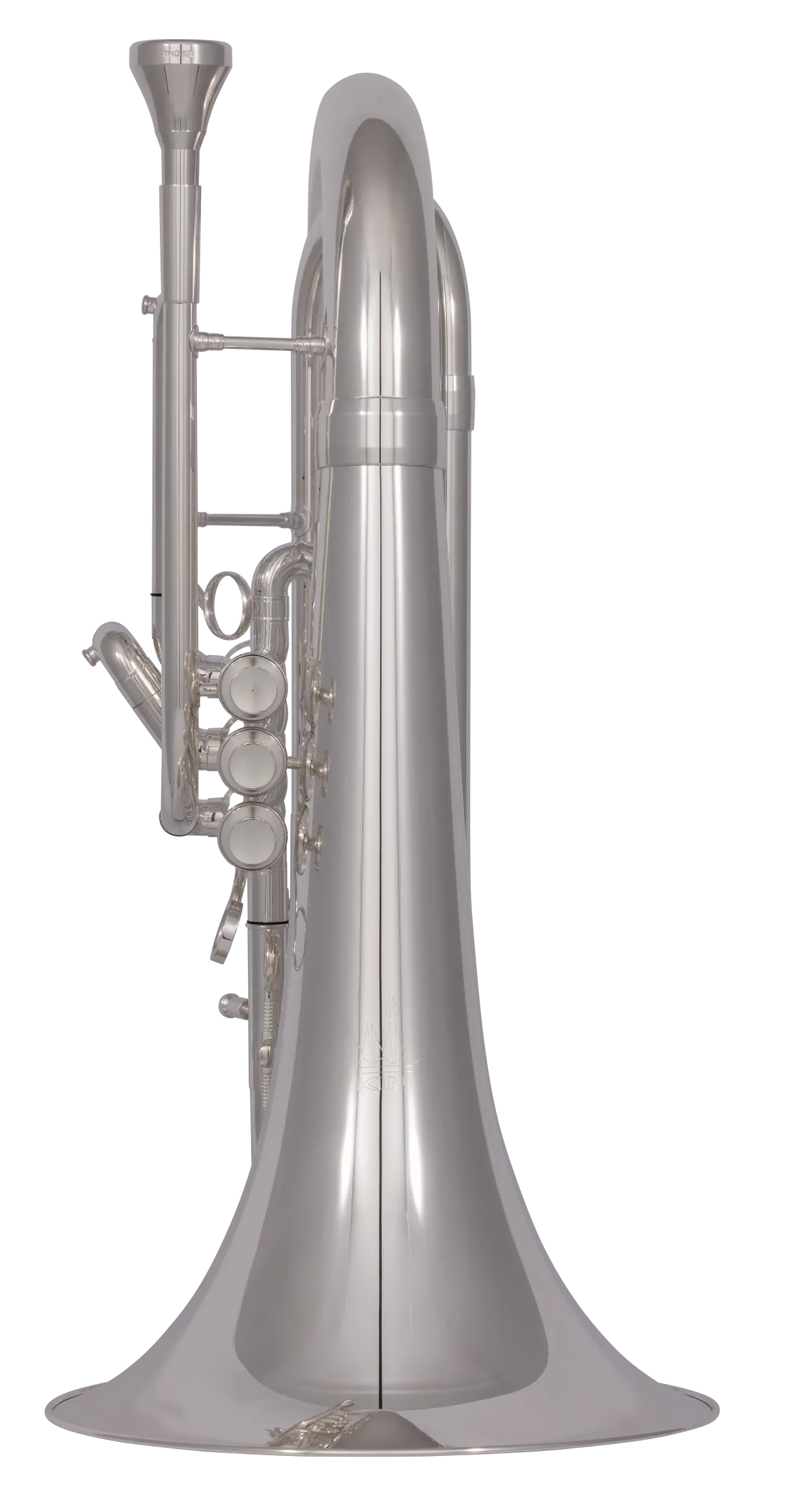 KMB612S King Professional Marching Baritone - zoomed in