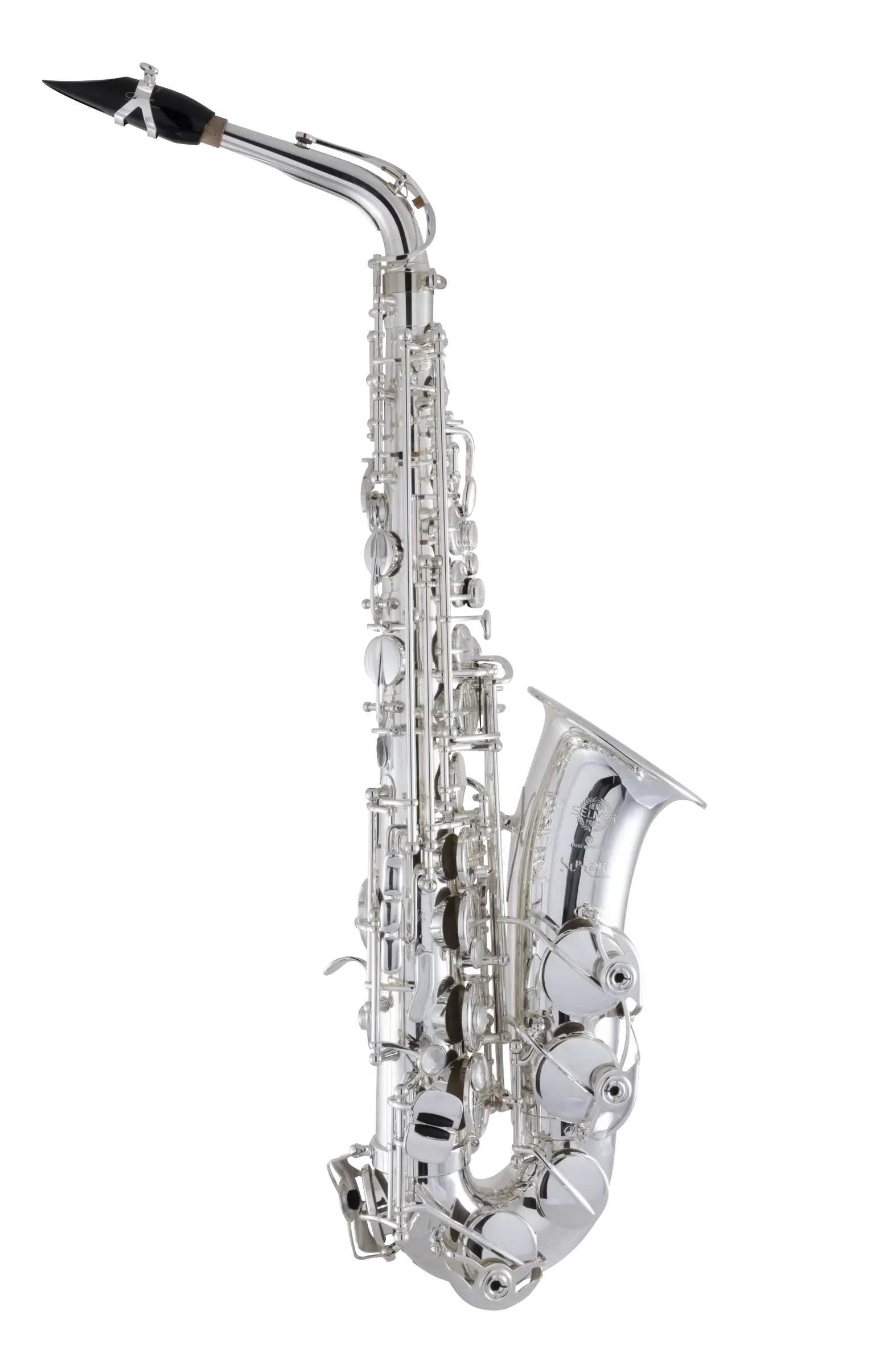 92SP HSP Professional Silver Alto Saxophone In Fr Vr Fs - zoomed in