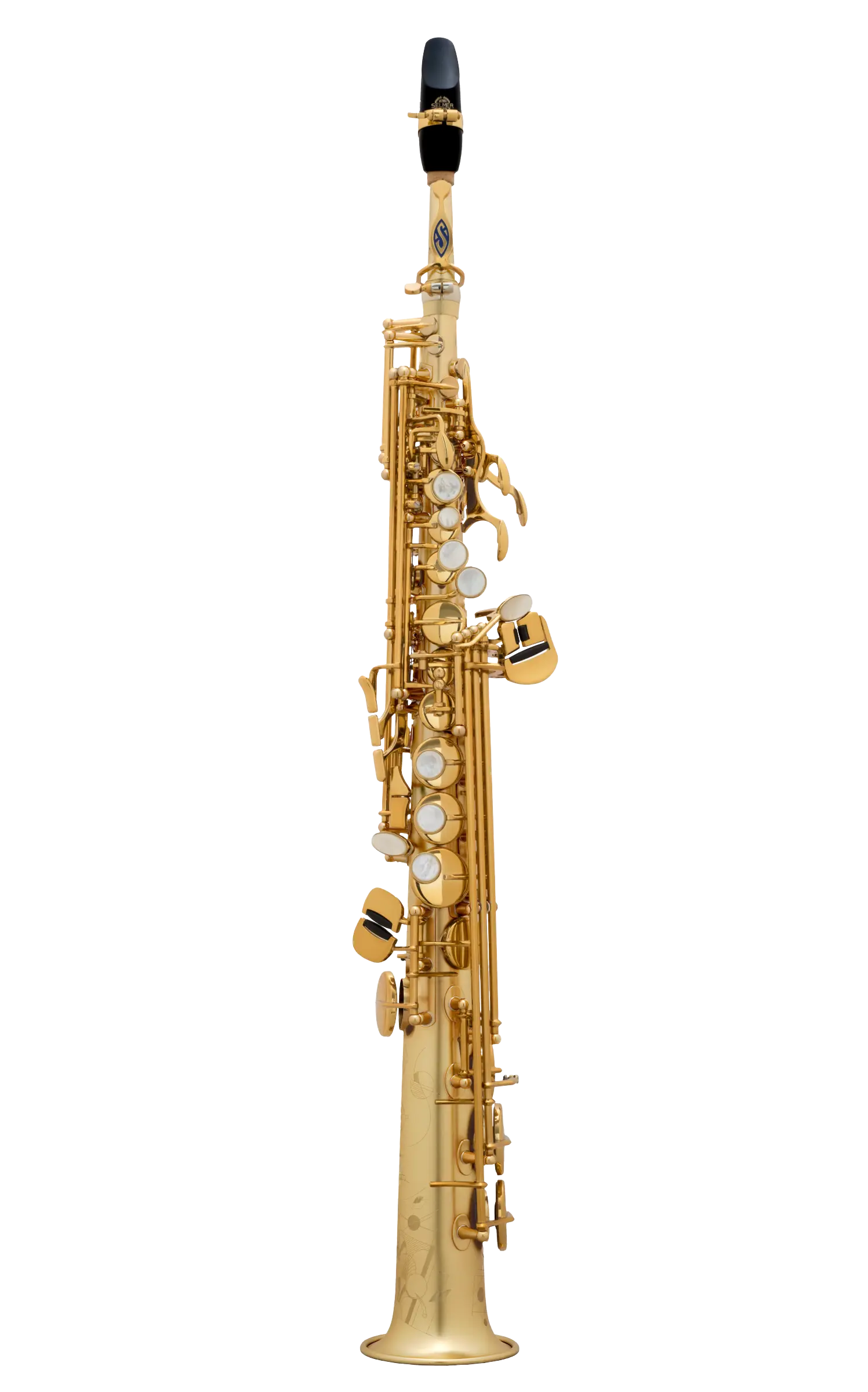 81SIGM Henri SELMER Paris Signature Professional Soprano Saxophone - zoomed in
