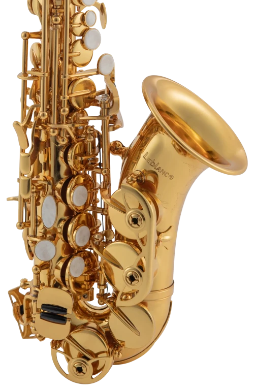 LSC311 Leblanc Beginner Curved Soprano Saxophone Close Up Lower