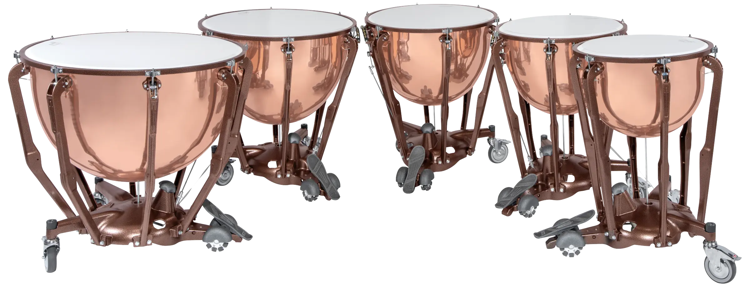 LTS405PG Ludwig Standard PolishedCopper 5PC B - zoomed in
