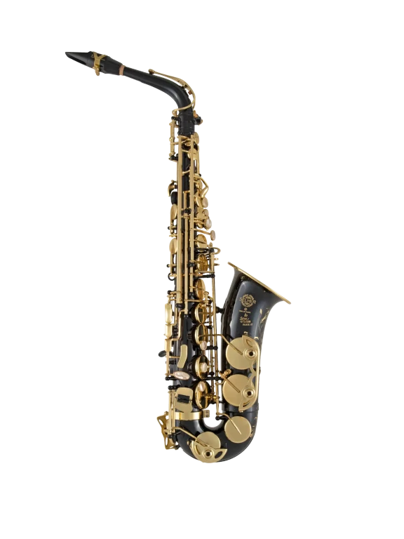 52JBL Selmer Paris Black Lacquer Alto Saxophone In Fr Vr Fs