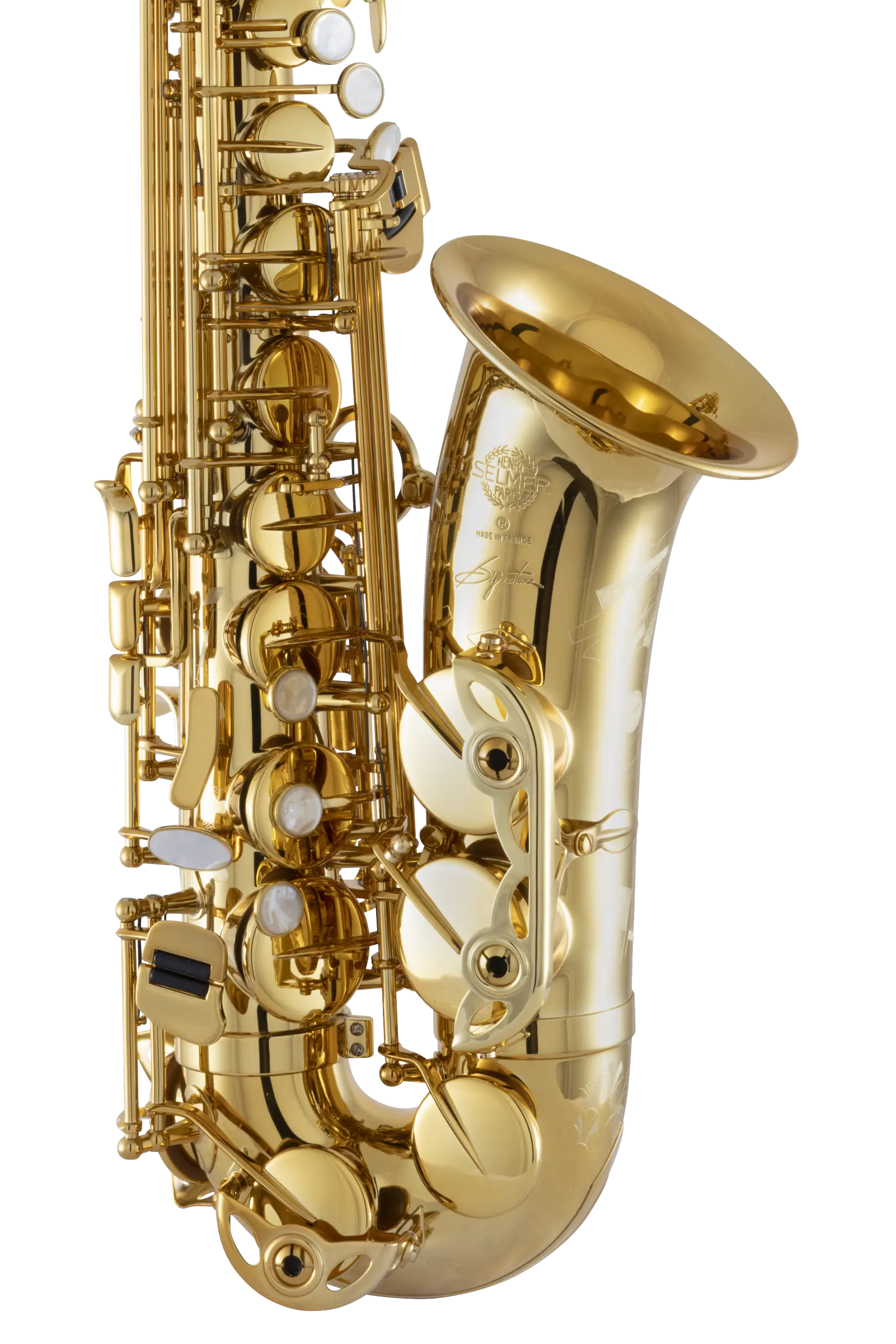 82SIG HSP Professional Alto Saxophone - zoomed in