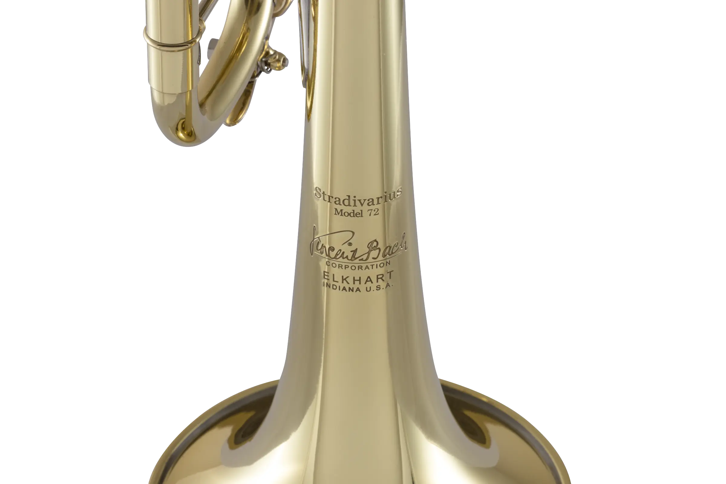 19072X Bach Professional Trumpet - zoomed in