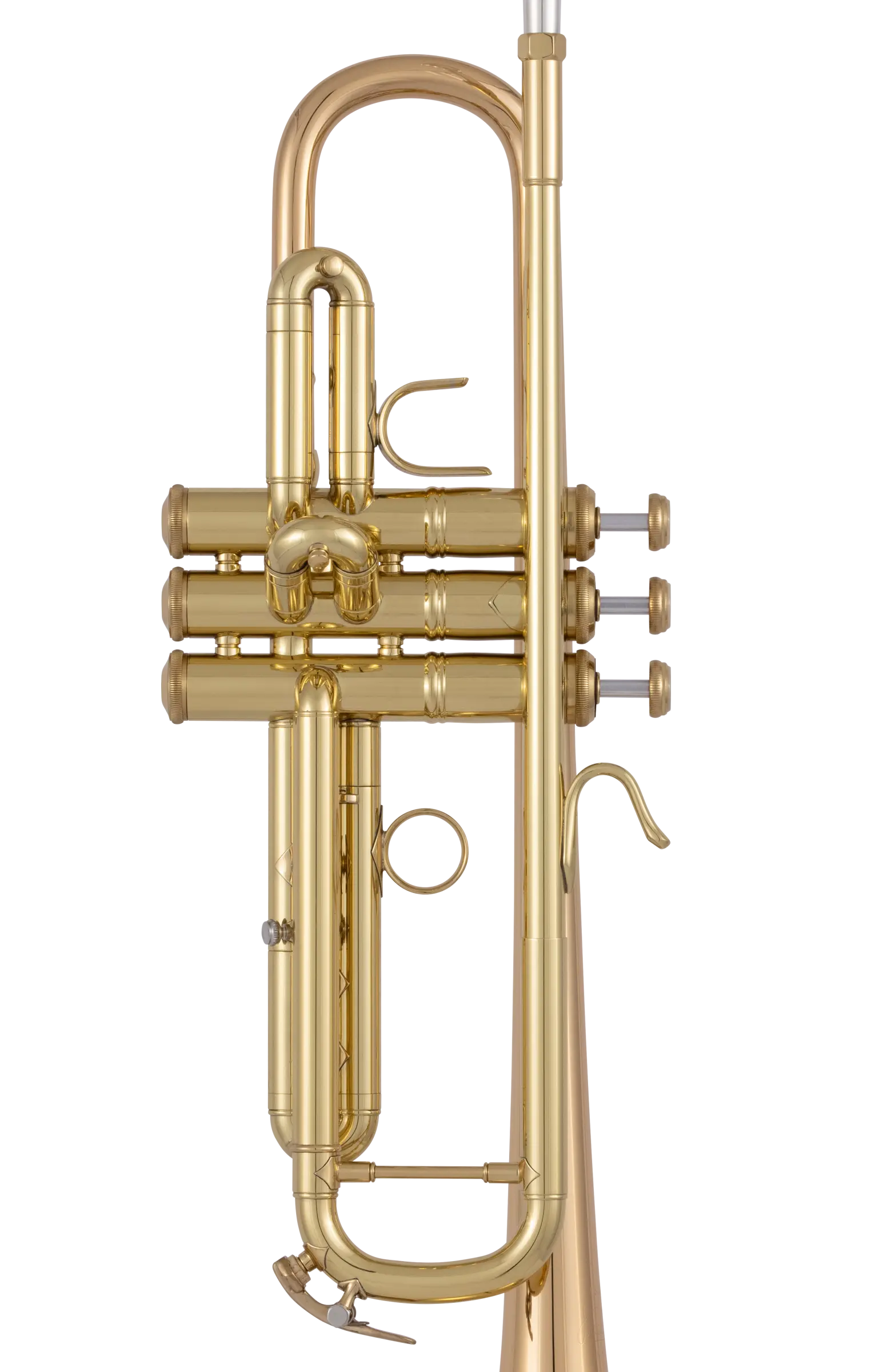 17043GYR Bach Professional Trumpet - zoomed in