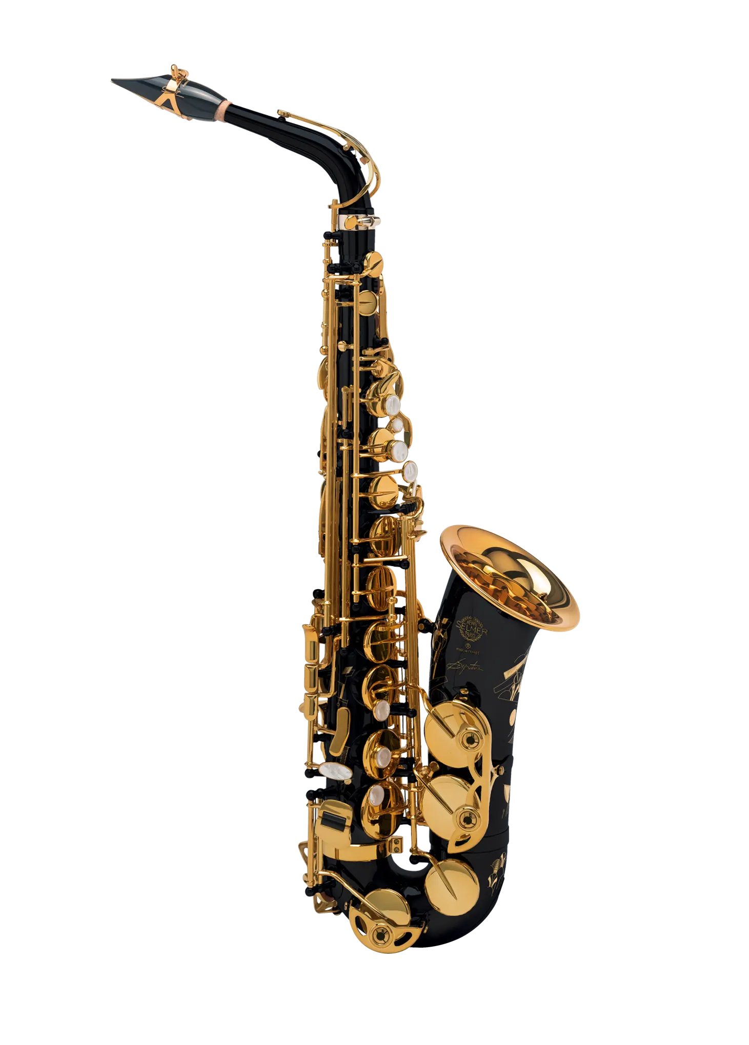 82SIGBL HSP Professional Alto Saxophone - zoomed in