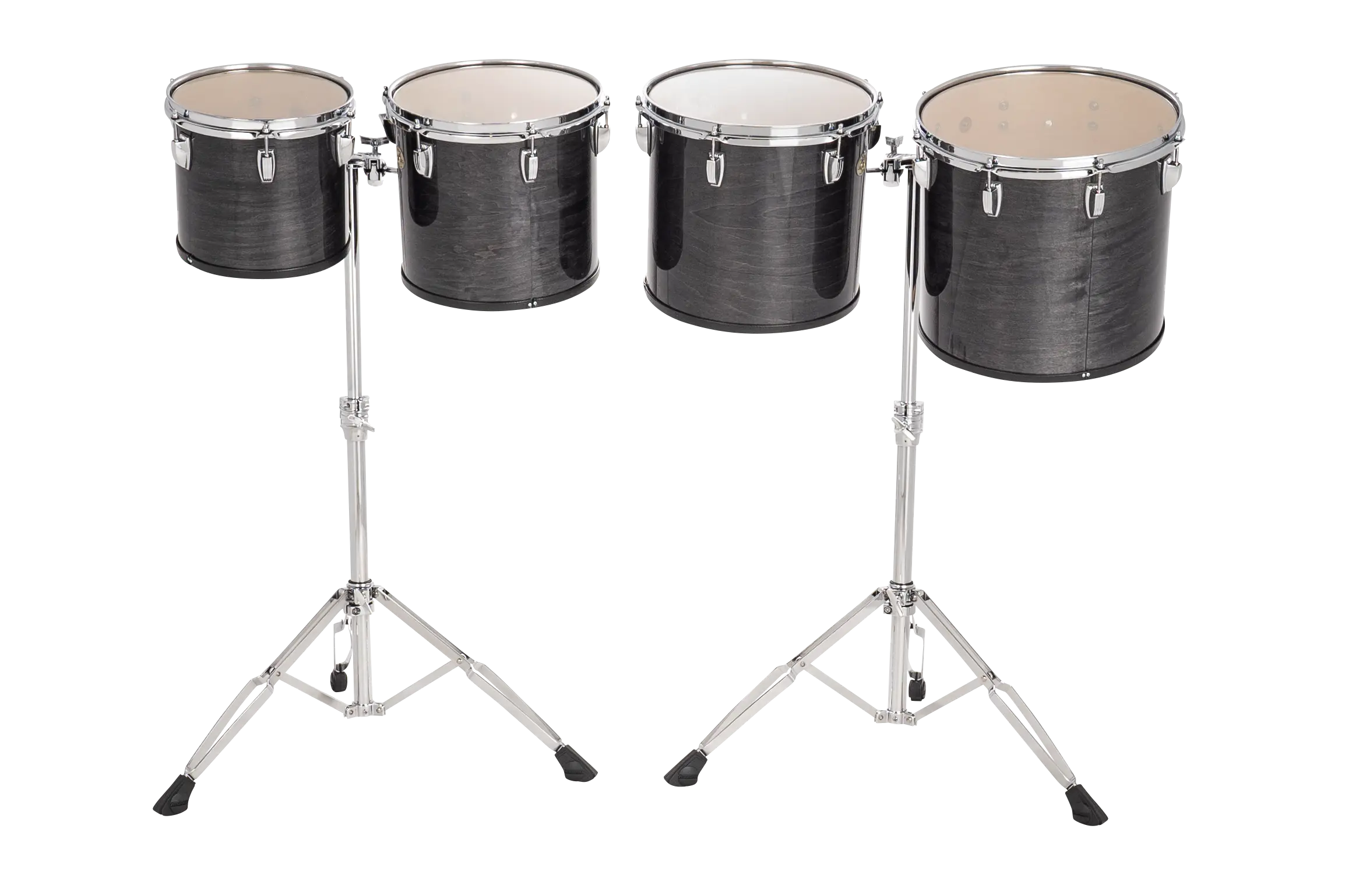 LECTD04TRY Ludwig Concert Single Head Toms Mid Range Charcoal Grey B - zoomed in