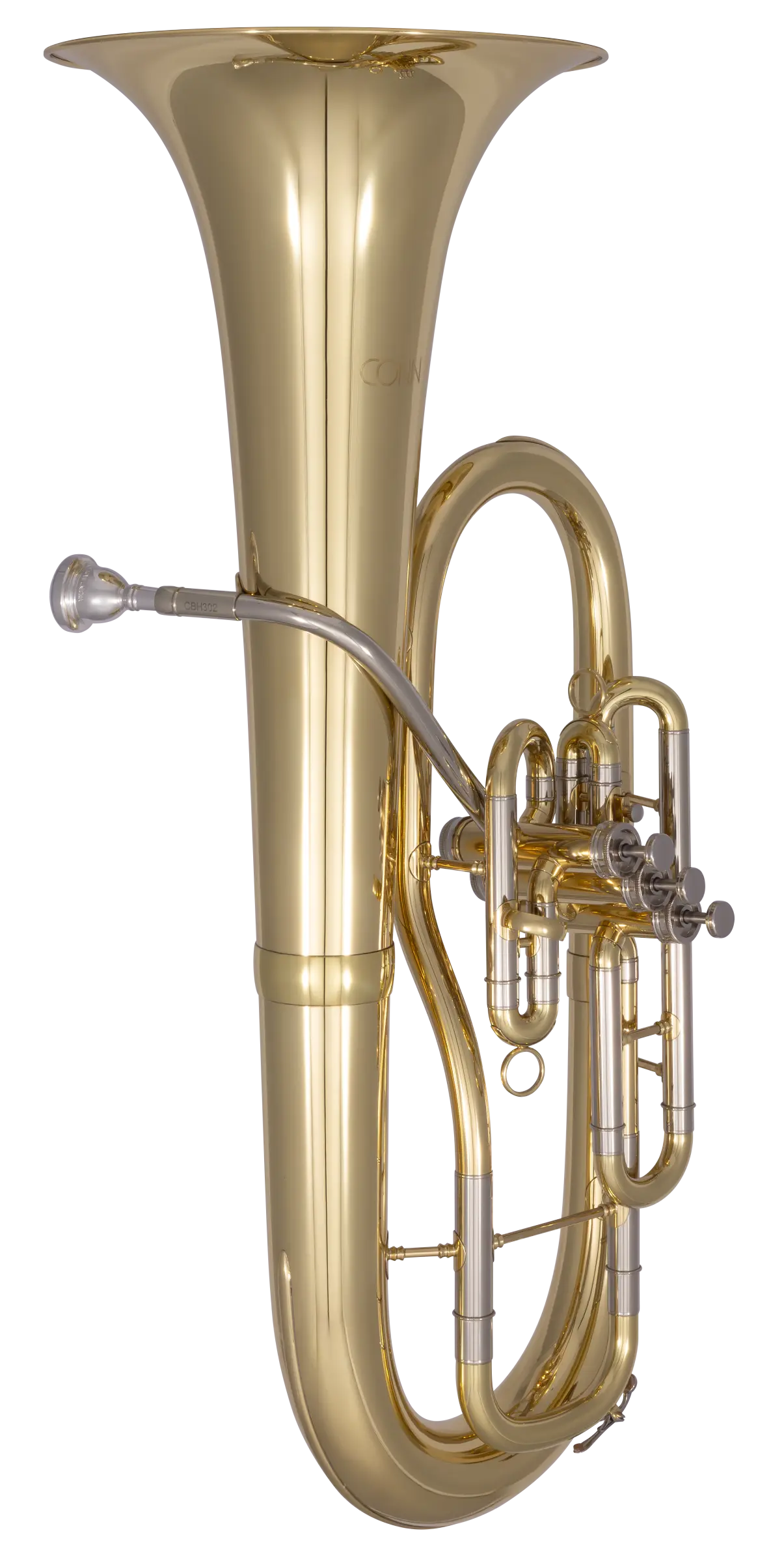 CBH302 Conn Beginner Baritone Horn - zoomed in