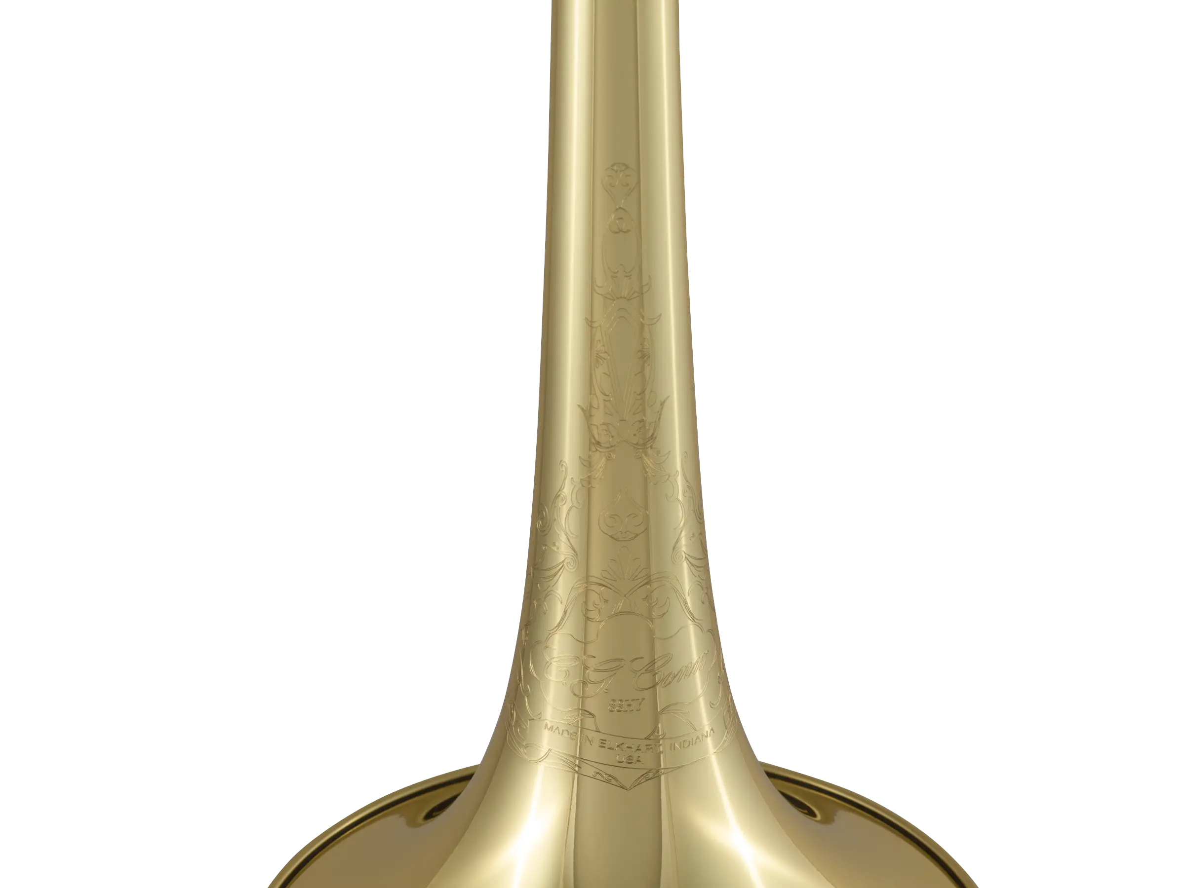 88HY Conn Yellow Brass Professional Trombone In Sd Hz Xcu - zoomed in