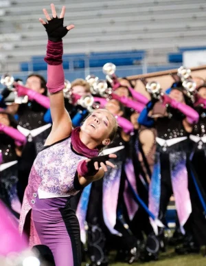 Blue Devils performing