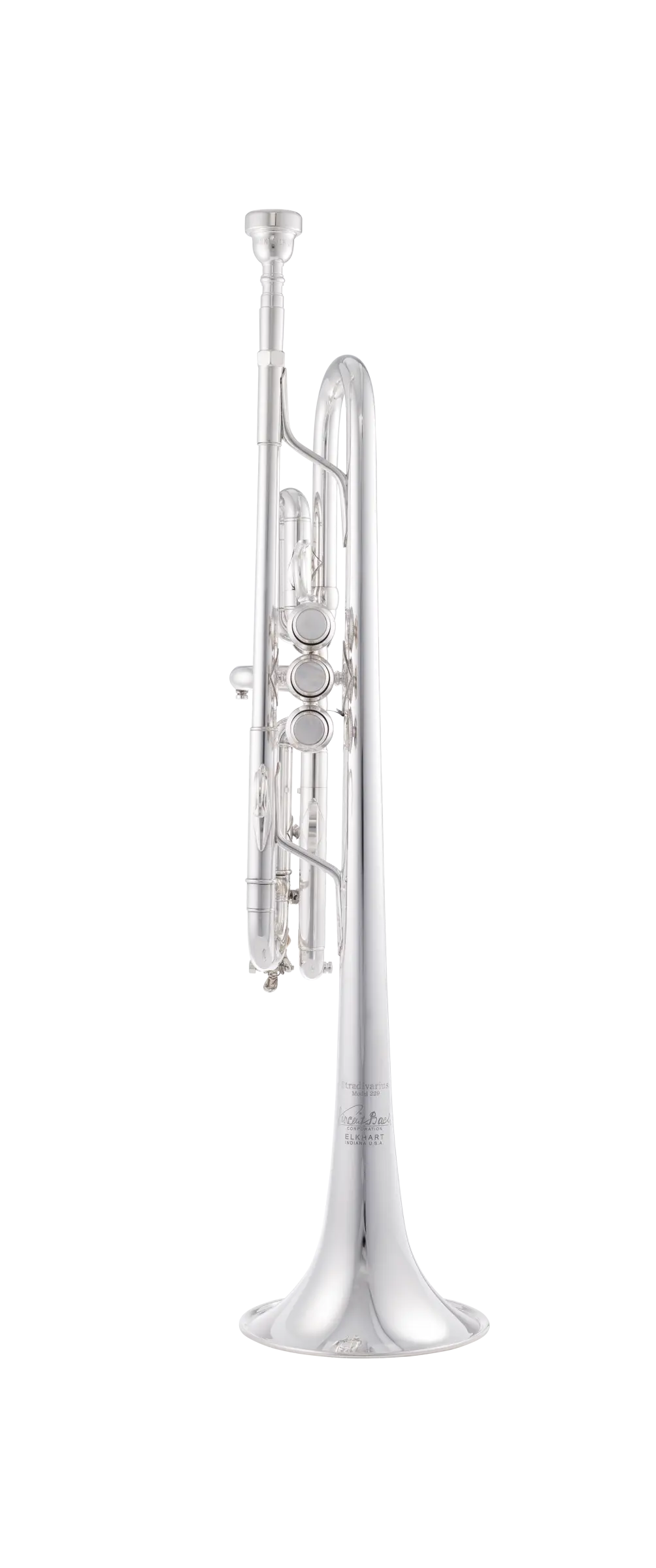 C190SL229 Bach C Trumpet - zoomed in