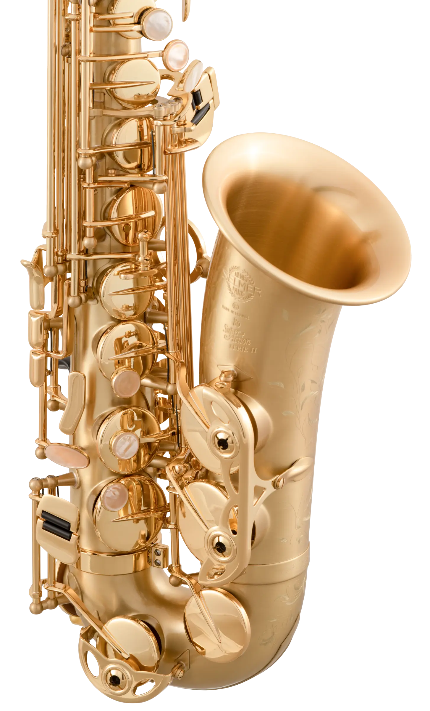 52JM HSP Professional Matte Alto Saxophone - zoomed in