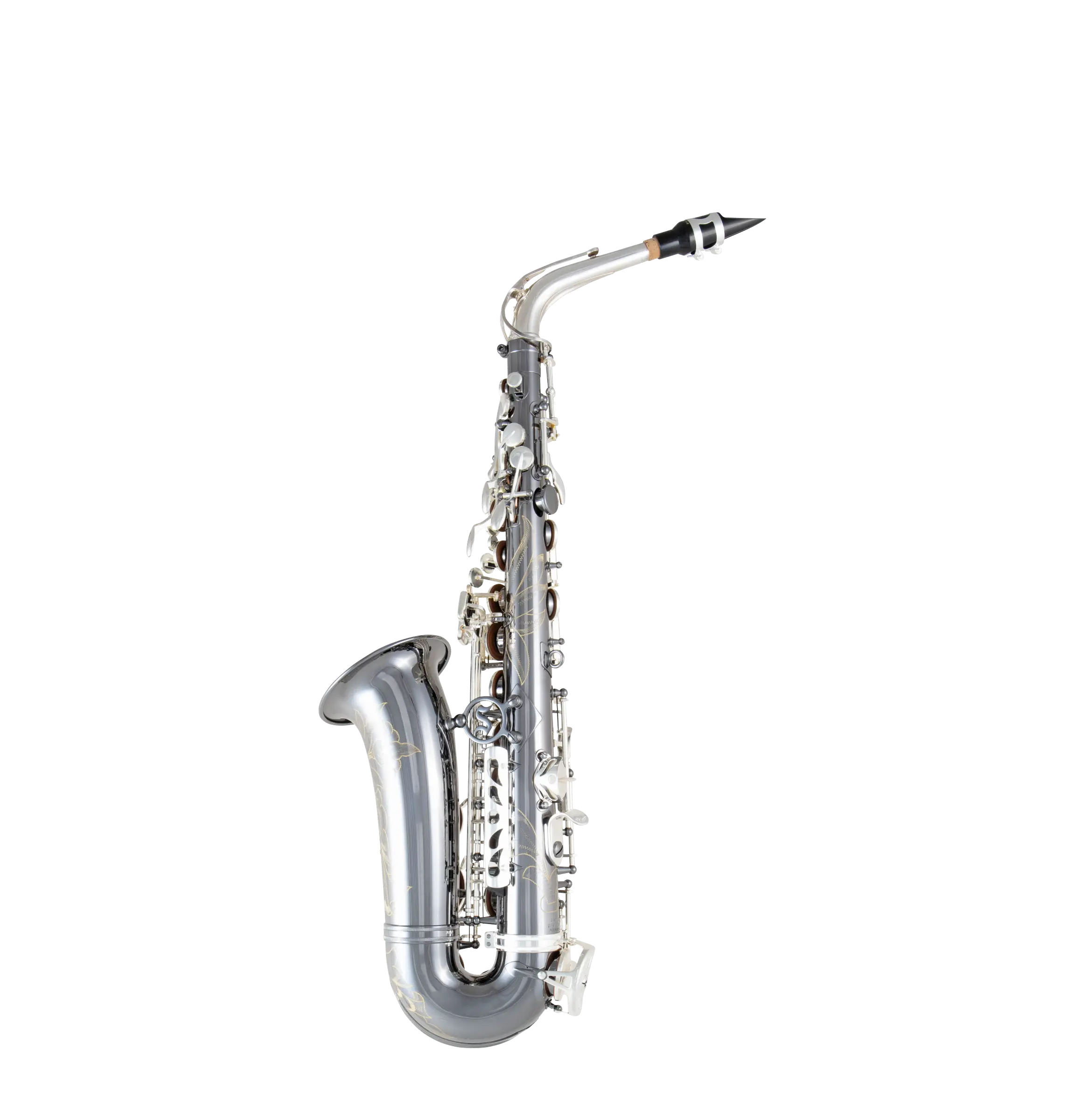 SAS711B Selmer Black Finish Alto Saxophone In Bk Vr Fs - zoomed in