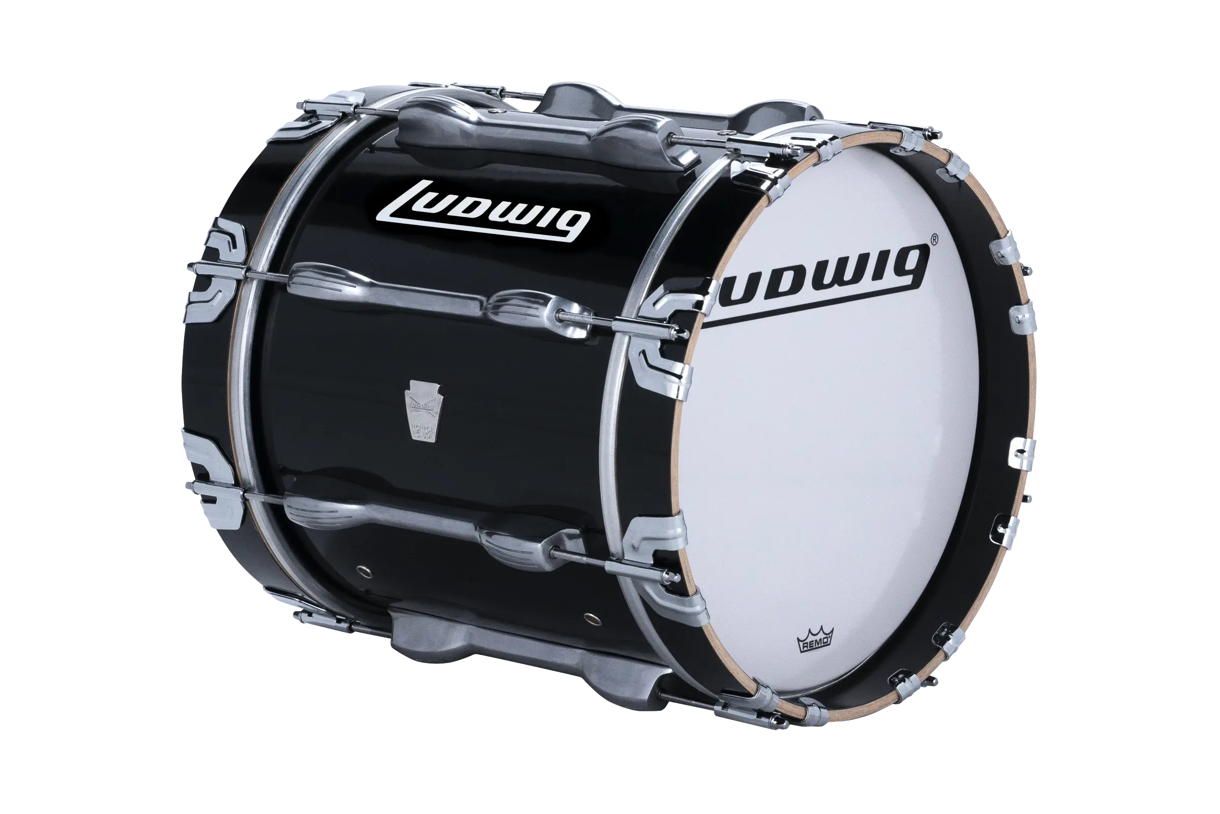 LU2MB14ACB Ludwig 14X14 ULT2 BASS DRUM BLACK - zoomed in