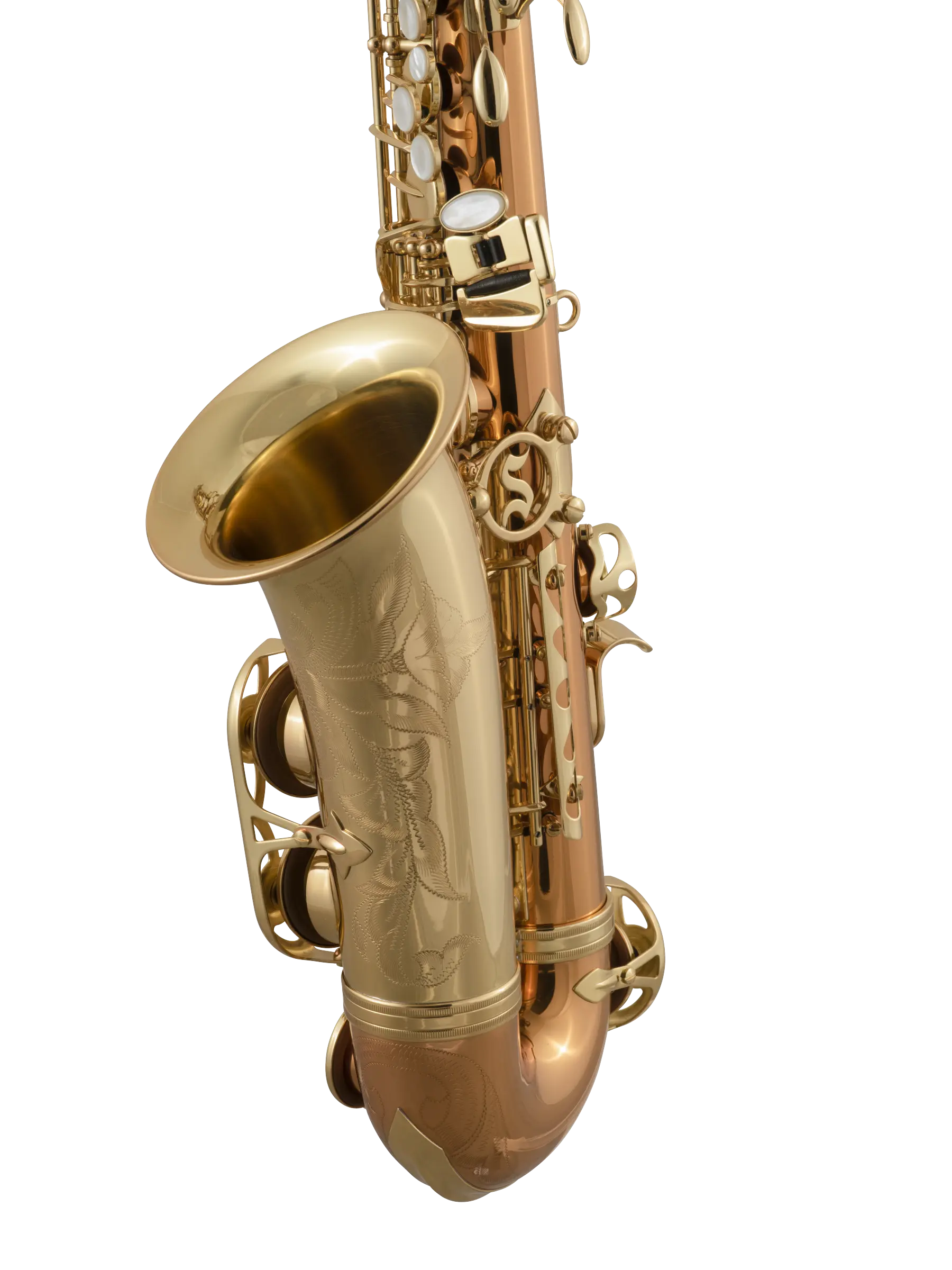 SAS511C Selmer Copper Intermediate Alto Saxophone In Sd Vr Ls - zoomed in