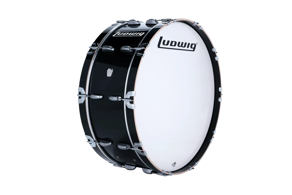 LU2SB28ACB Ludwig 10X28 ULT2 SCOTCH BASS BLACK