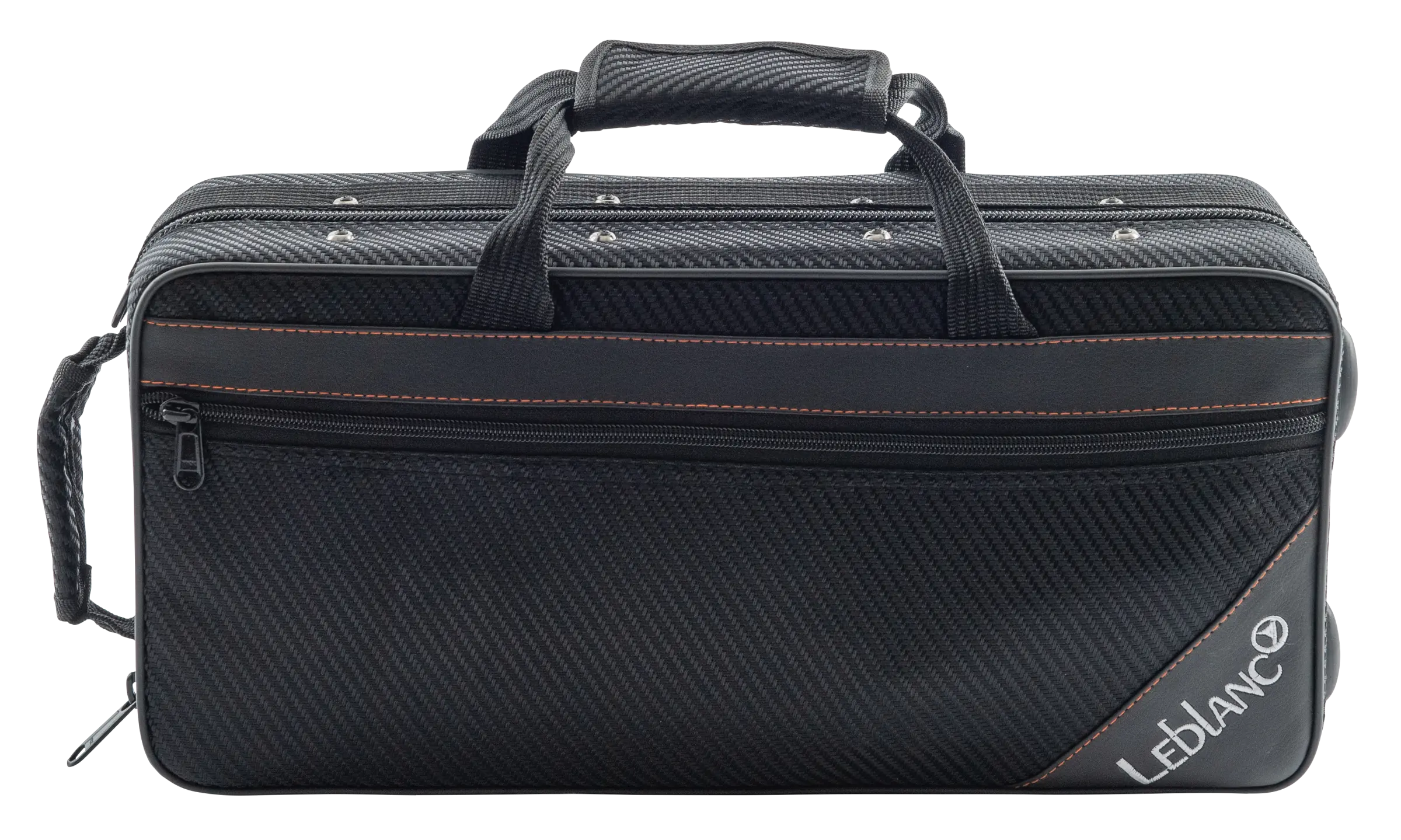 LSC311 Leblanc Beginner Curved Soprano Saxophone Case Front - zoomed in