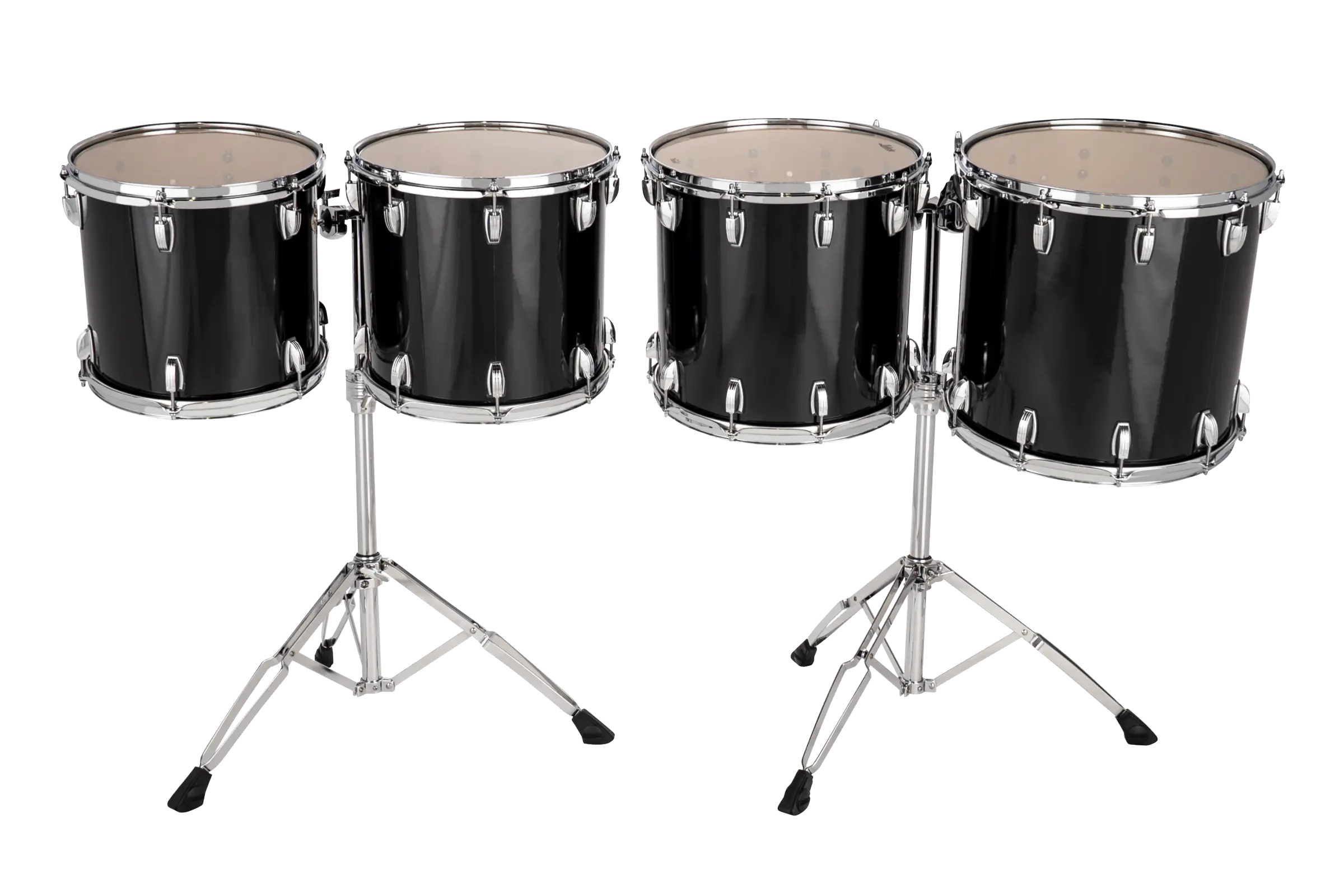 LECTD36TRG Ludwig Concert Toms Low Range Black Cortex B - zoomed in