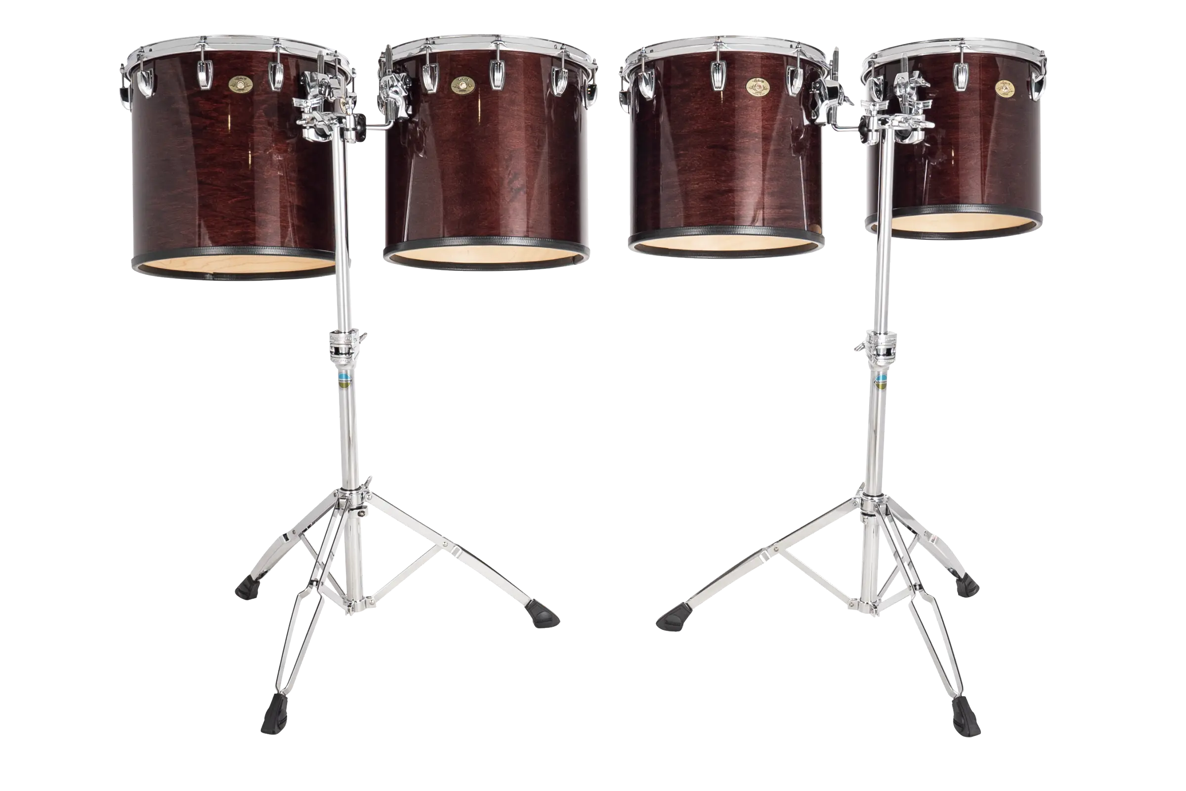 LECTS36TRM Ludwig Concert Single Head Toms Low Range Mahogany A - zoomed in