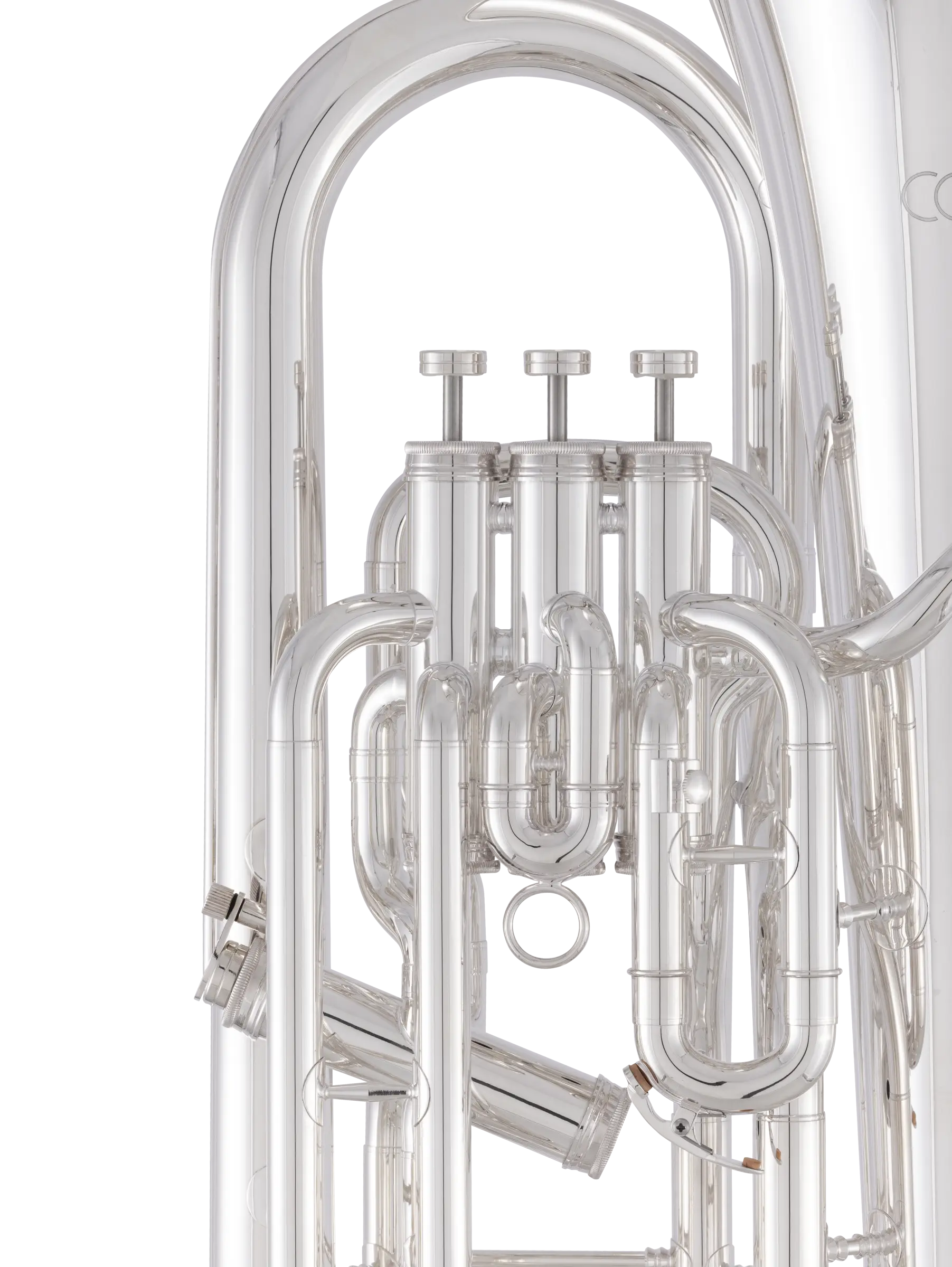 CEU412S Conn Intermediate Euphonium - zoomed in
