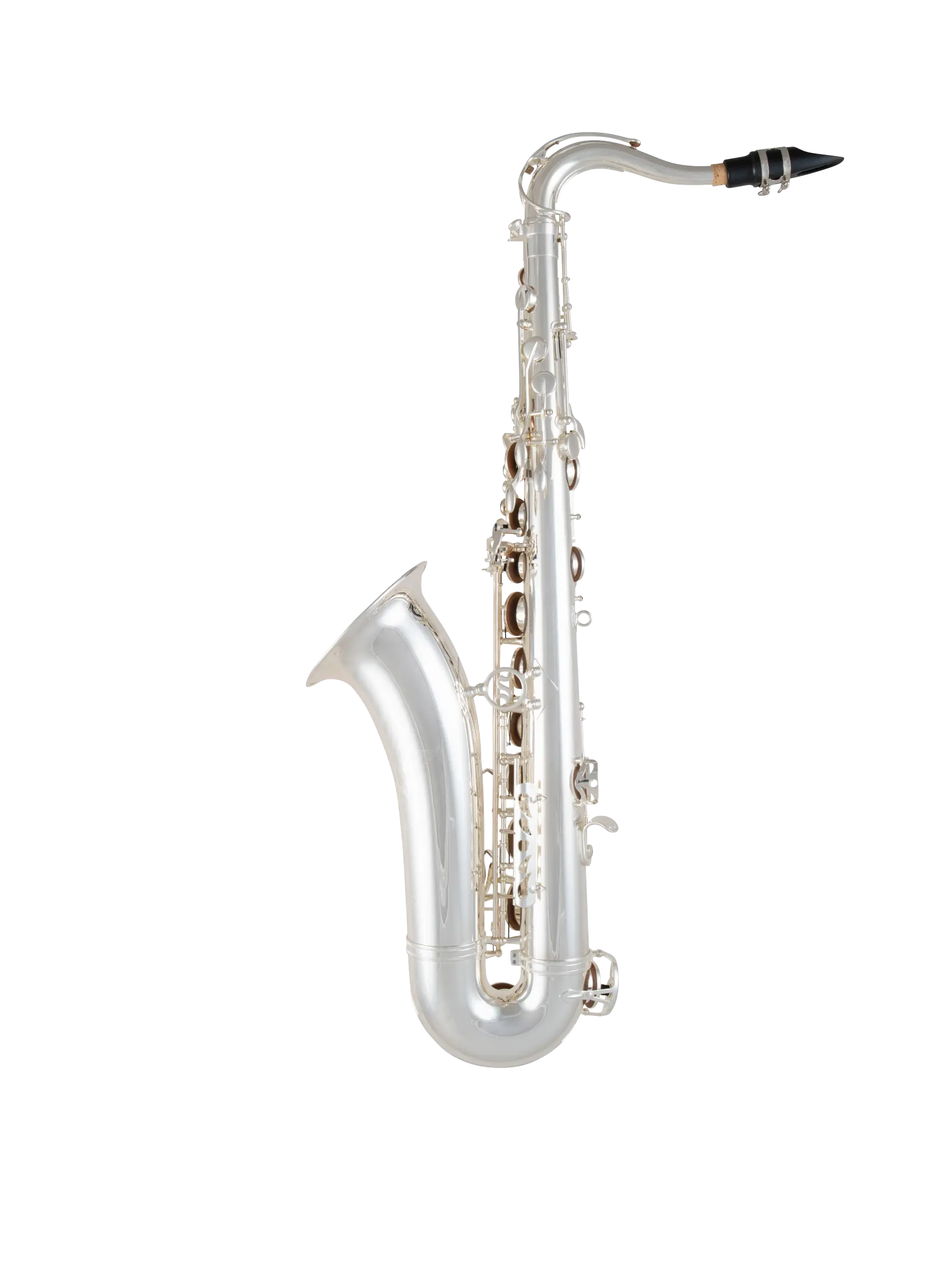 STS511S Selmer Silver Intermediate tenor Saxophone In Bk Vr - zoomed in