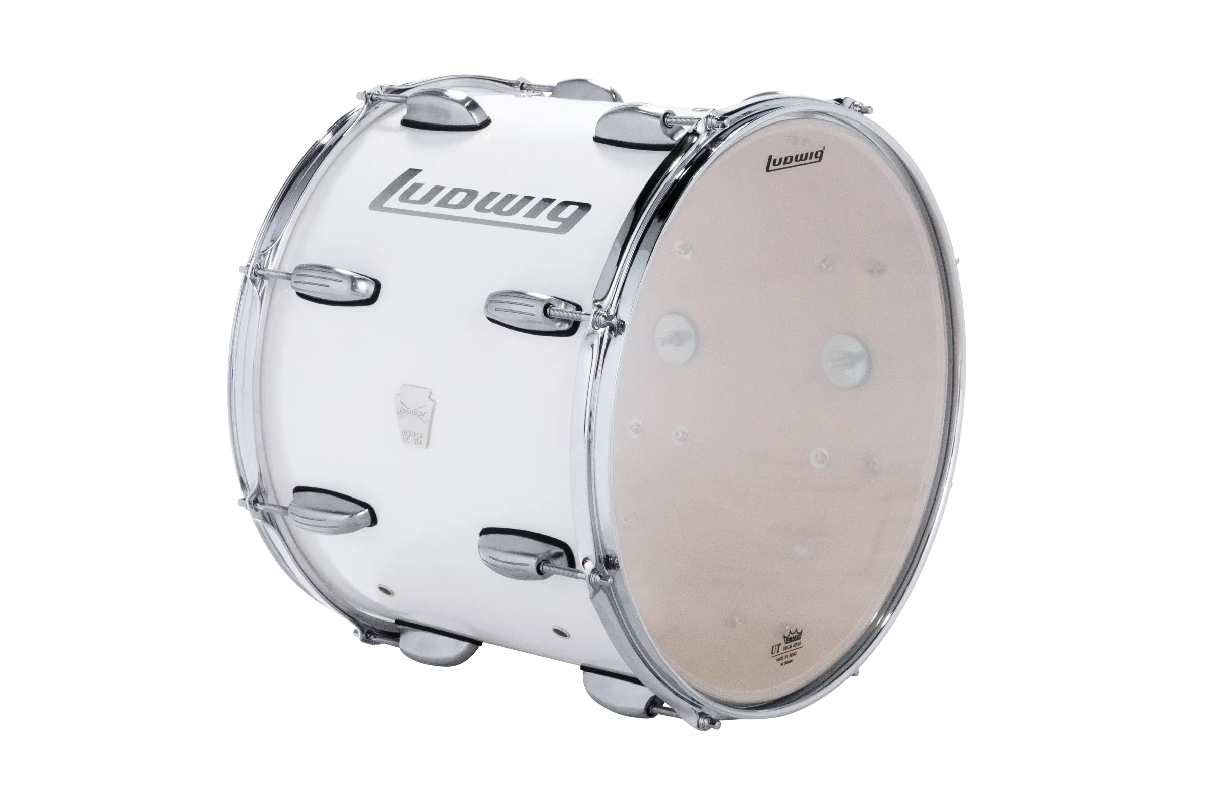 LU2CT15ACW Ludwig 12X15 ULT2 CHEST TENOR WHITE - zoomed in