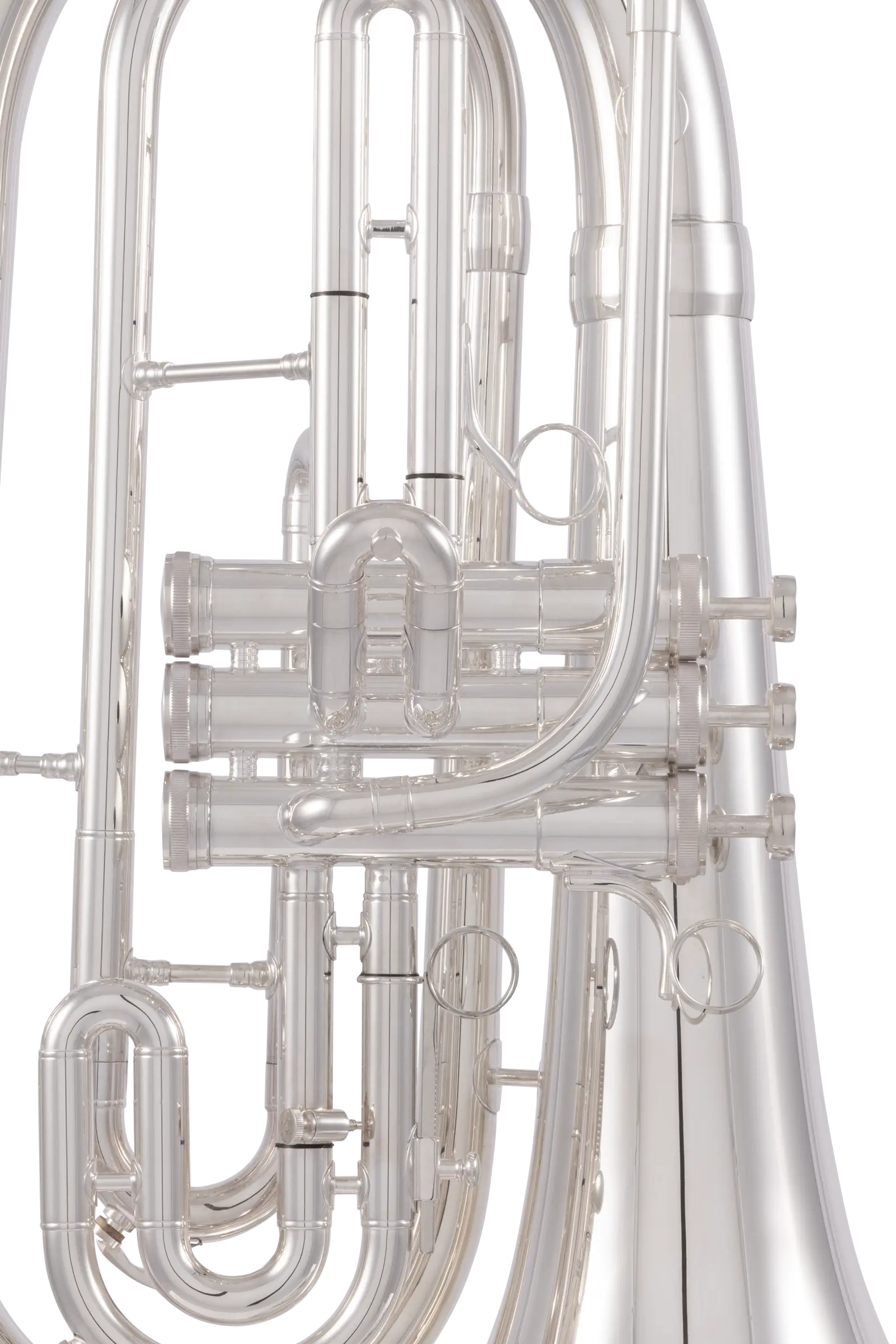 KMB611S King Professional Marching Baritone - zoomed in