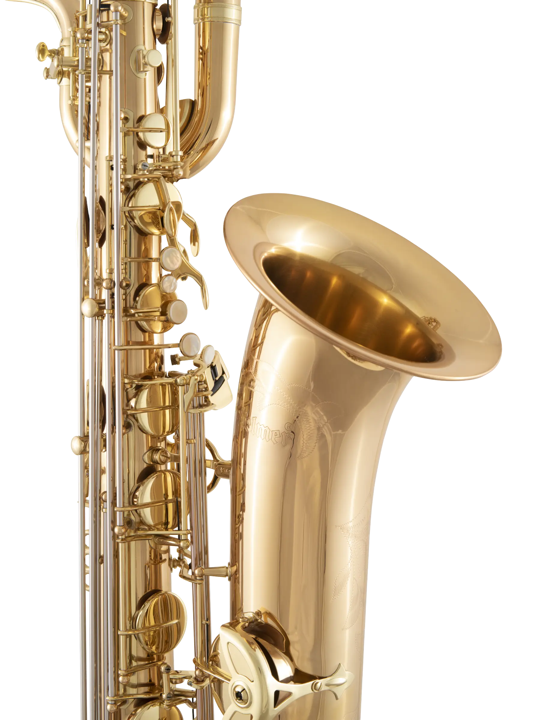 SBS511 Selmer Standard Intermediate Baritone Saxophone In Fr Vr - zoomed in